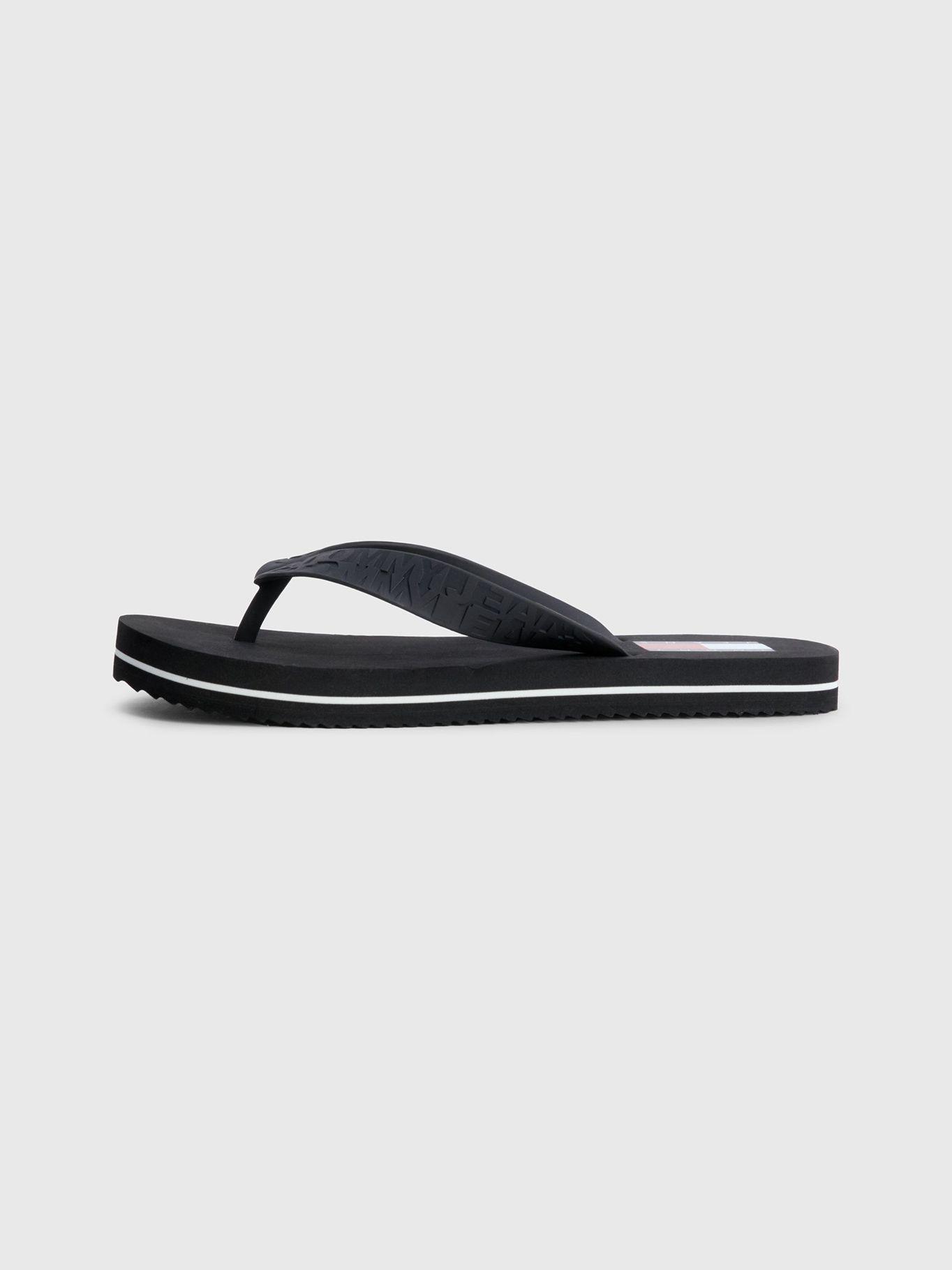 Sandalias Flag Beach Negro Tommy Hilfiger-4