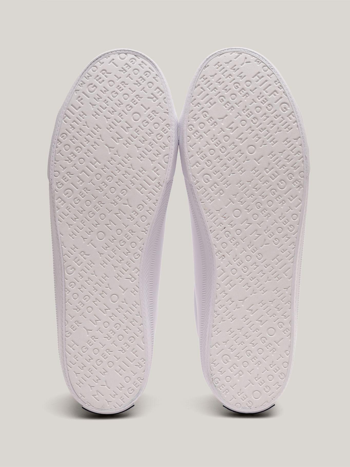 Zapatillas De Cuero S Cordones Blanco Tommy Hilfiger-3