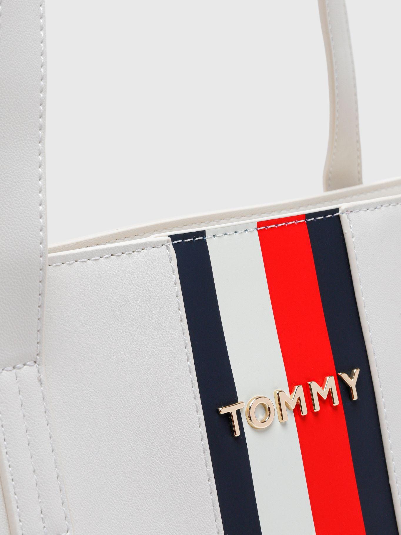 Tote Im Corporate Con Logo Blanco Tommy Hilfiger-3