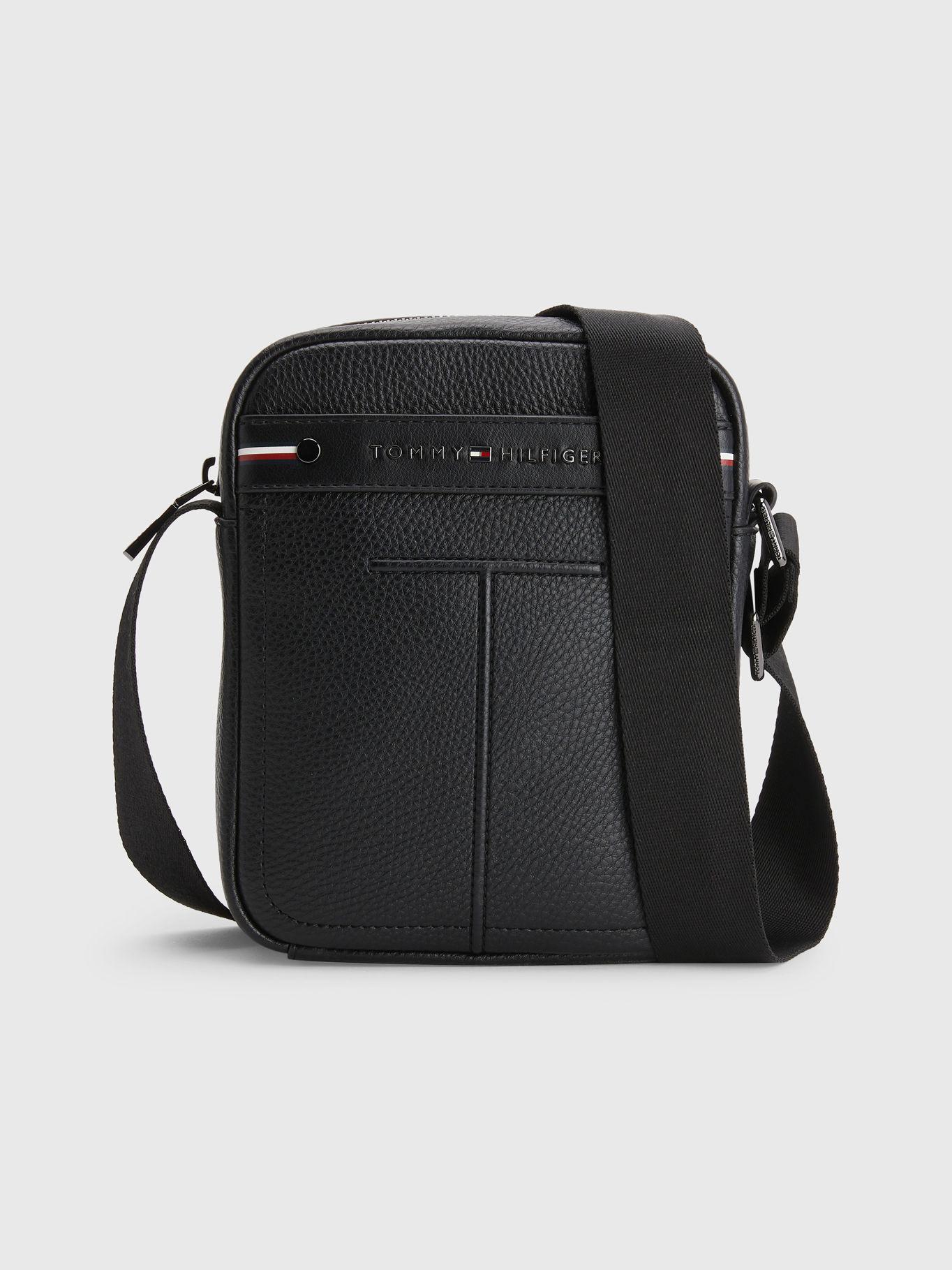 Bolso Mini Reporter Central Negro Tommy Hilfiger-0