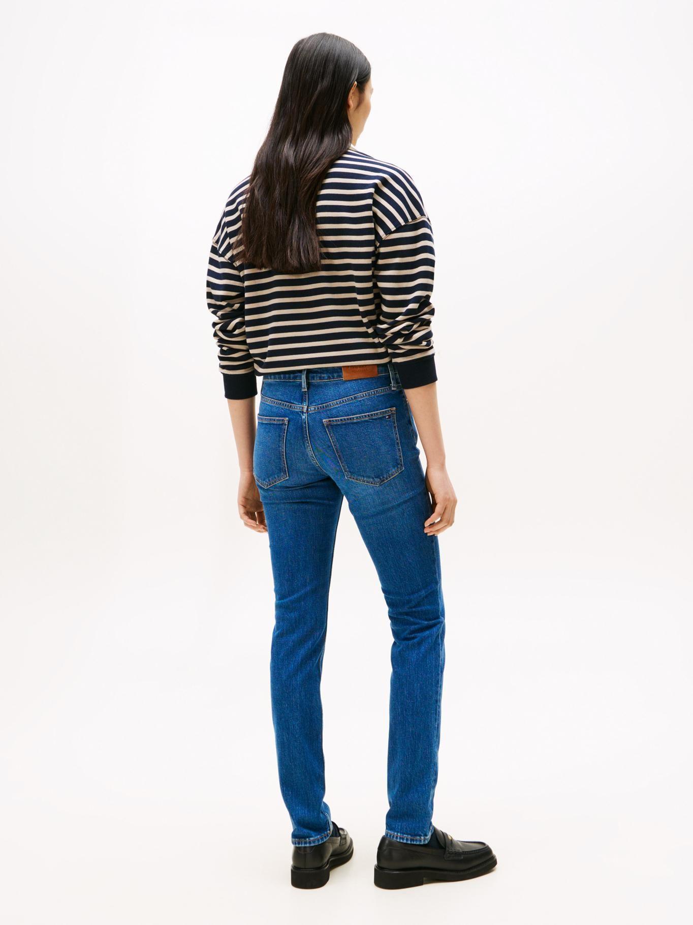 Jeans Slim Fit Talle Medio Azul Tommy Hilfiger-2
