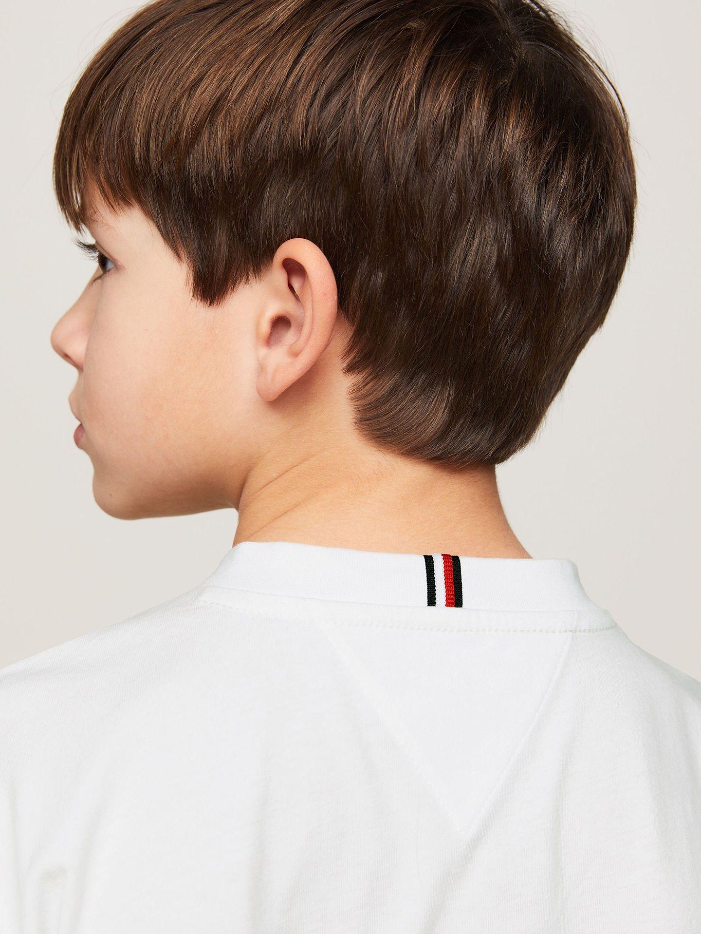 Polera Esencial Con Logo Blanco Tommy Hilfiger-3