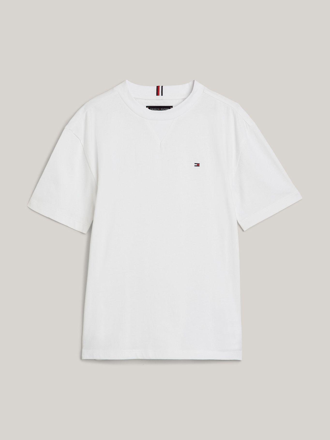 Polera Esencial Con Logo Blanco Tommy Hilfiger-4