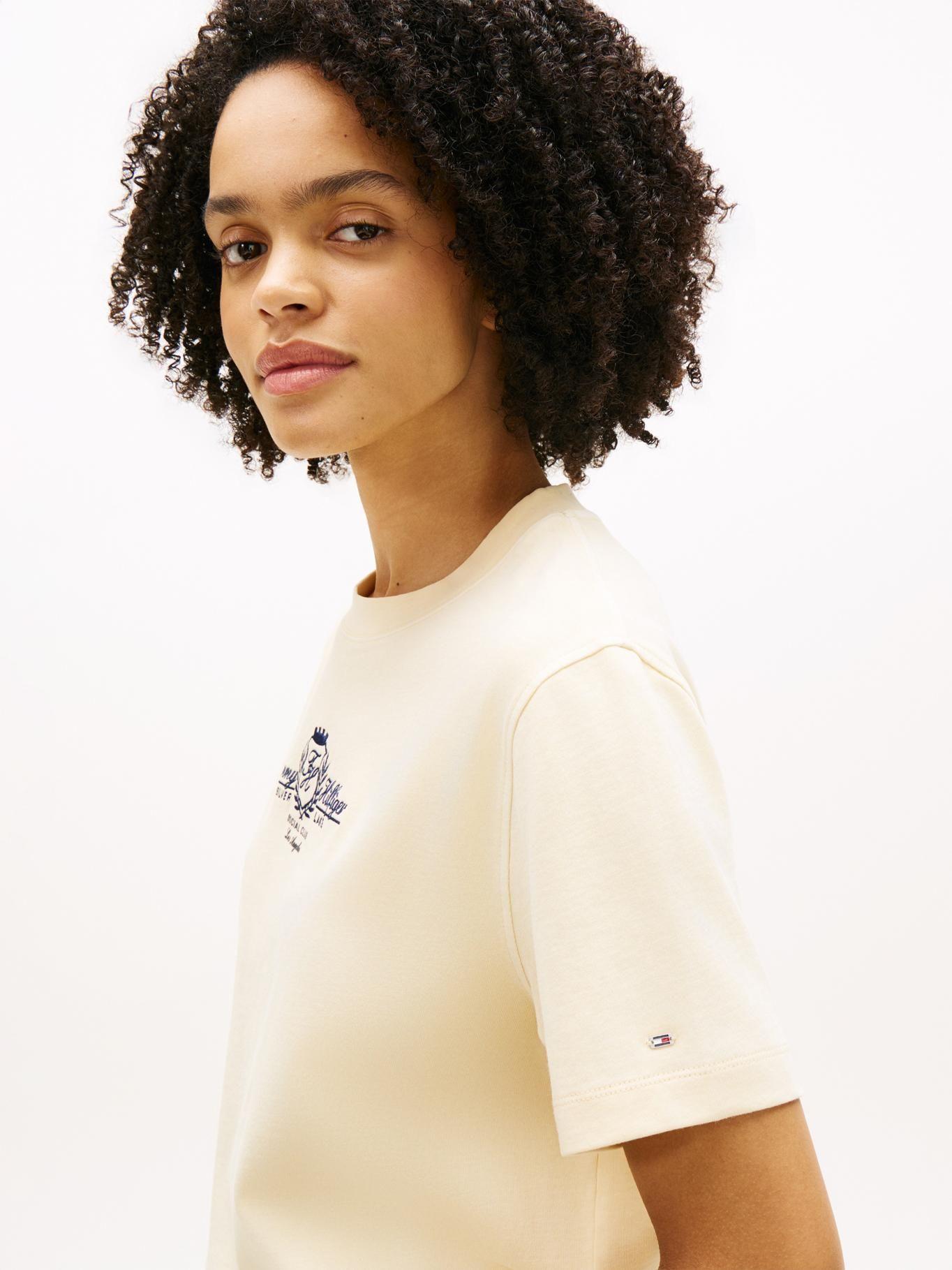 Polera Con Logo Escudo Bordado Relaxed Fit-3