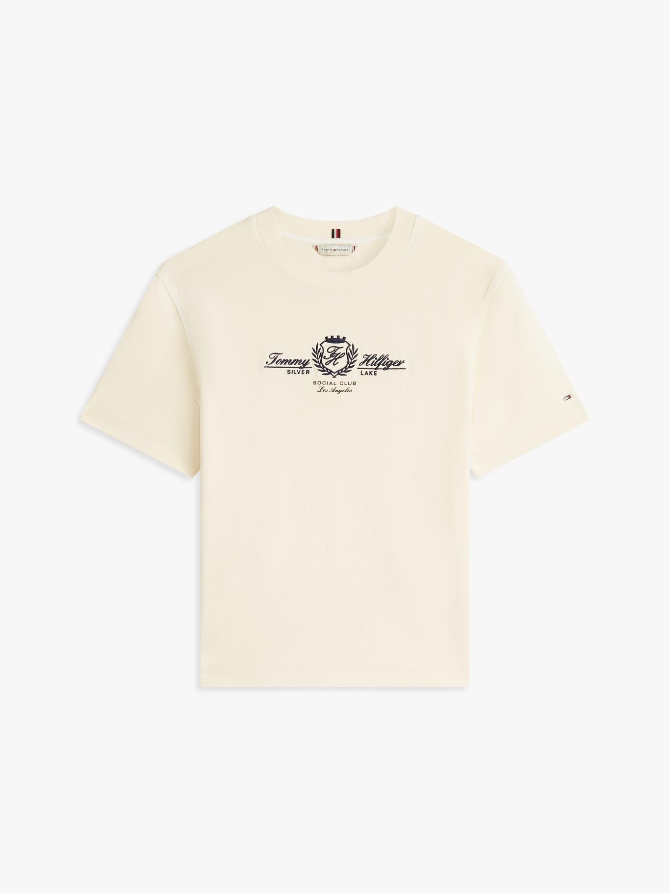 Polera Con Logo Escudo Bordado Relaxed Fit-4