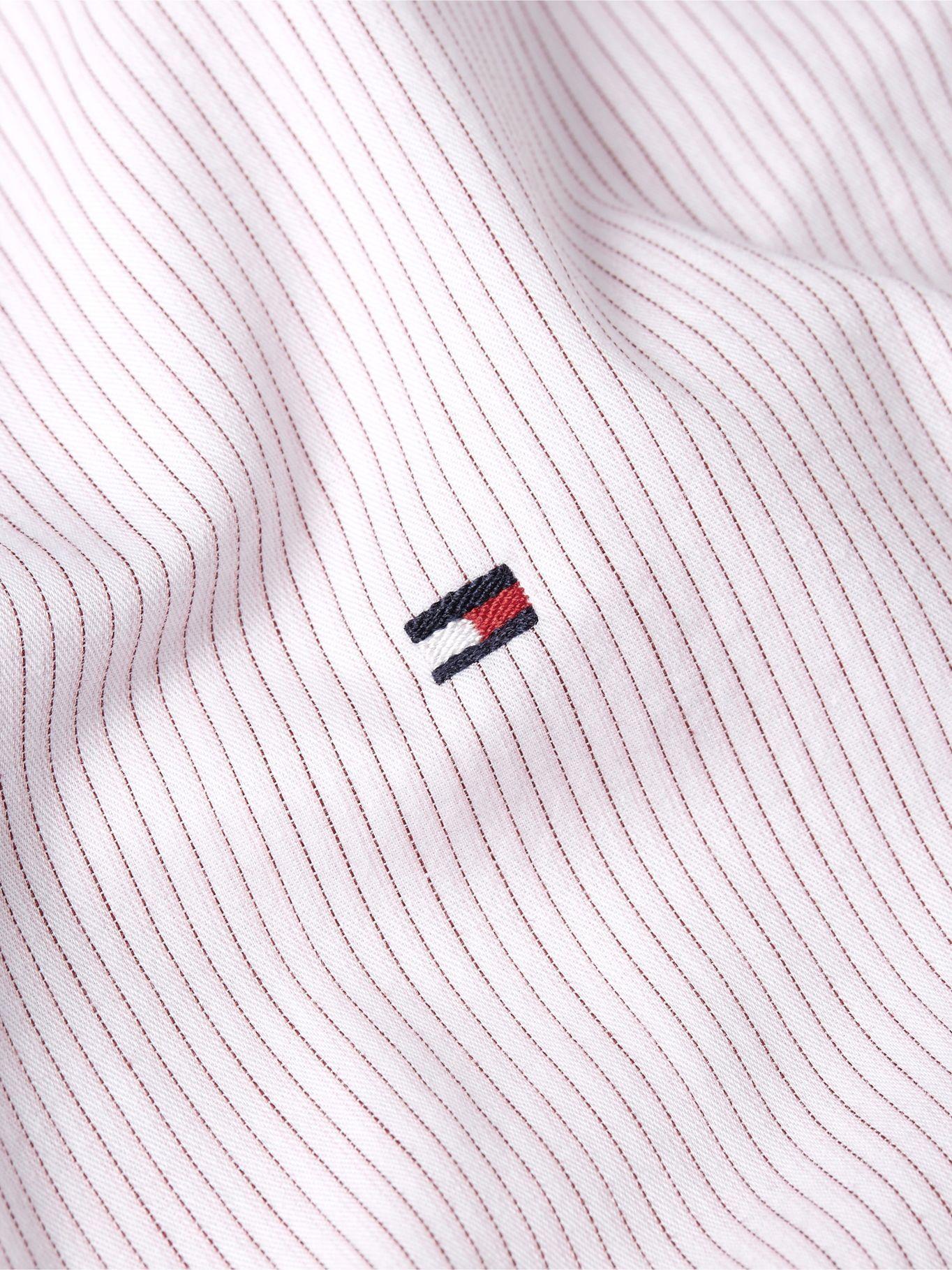 Camisa Rayas Finas Regular Fit Rosado Tommy Hilfiger-2