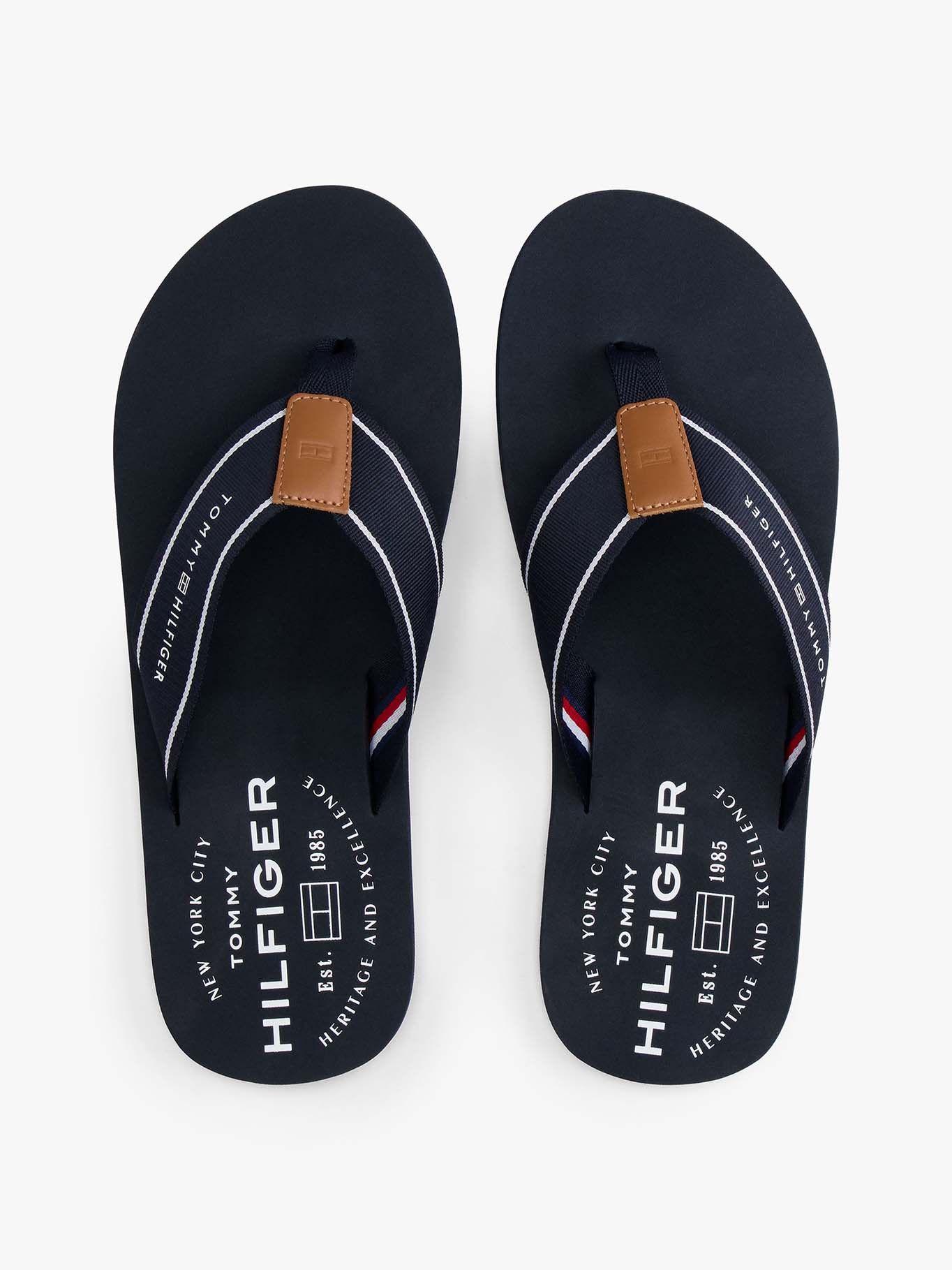 Sandalias Con Tejido Trenzado Azul Tommy Hilfiger-2