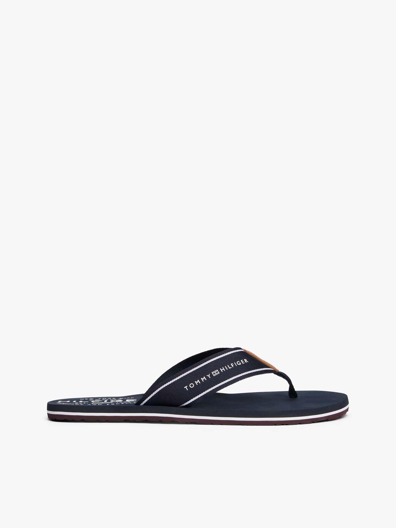 Sandalias Con Tejido Trenzado Azul Tommy Hilfiger-4