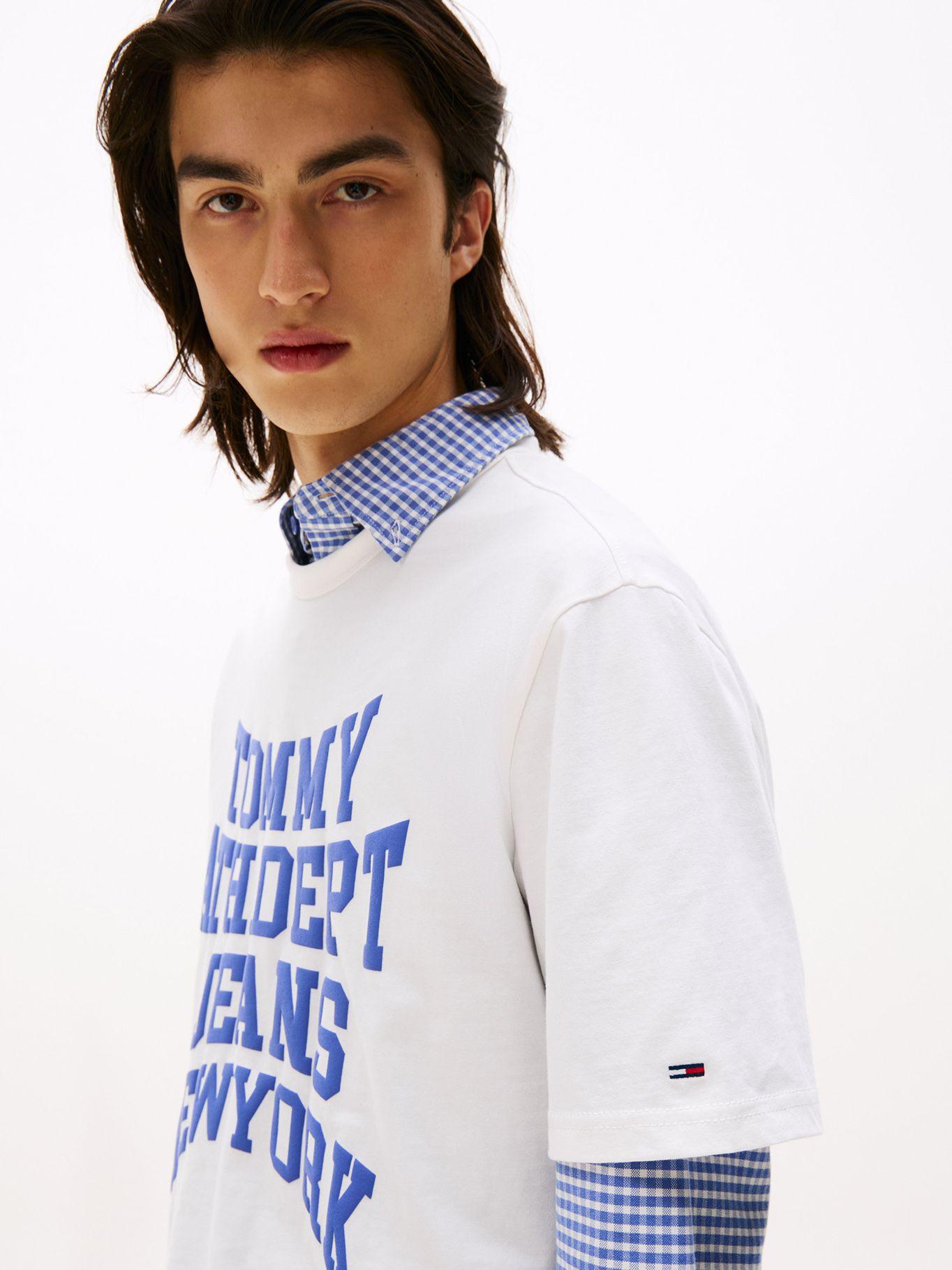 Polera 90S Varsity Logo Blanco Tommy Jeans-3