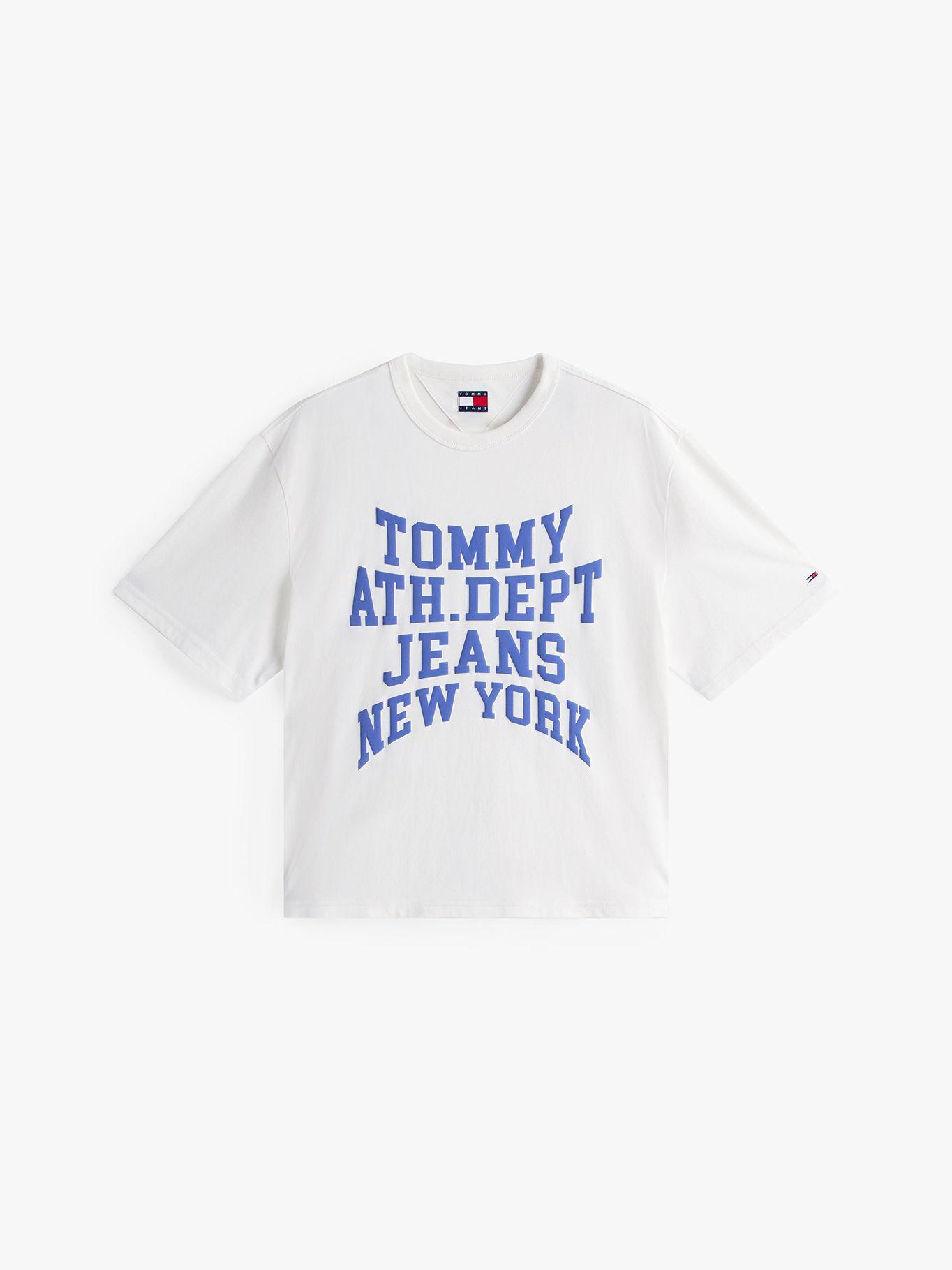 Polera 90S Varsity Logo Blanco Tommy Jeans-4