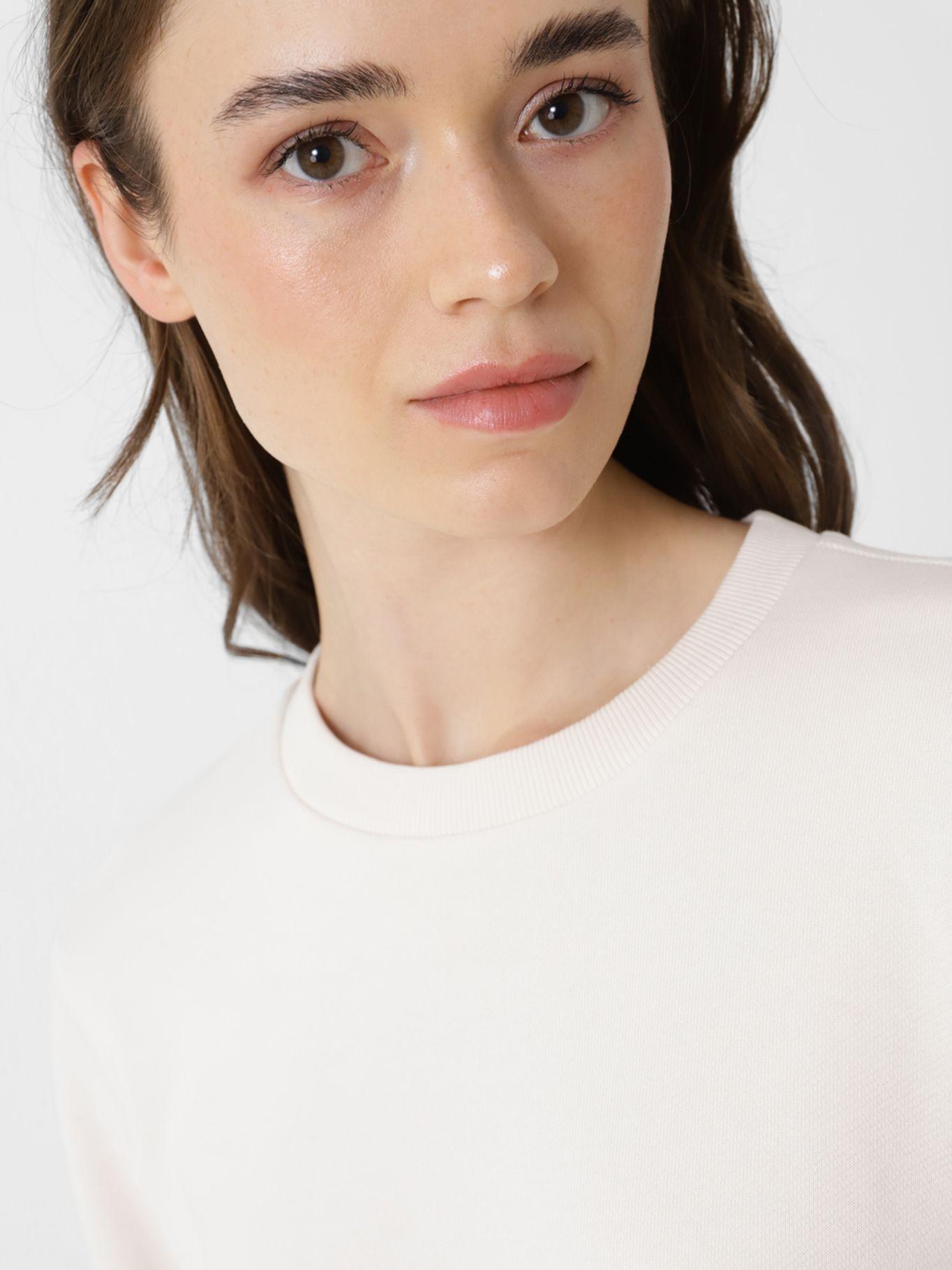 Polerón C-Neck Logo Impreso Blanco Tommy Hilfiger-4