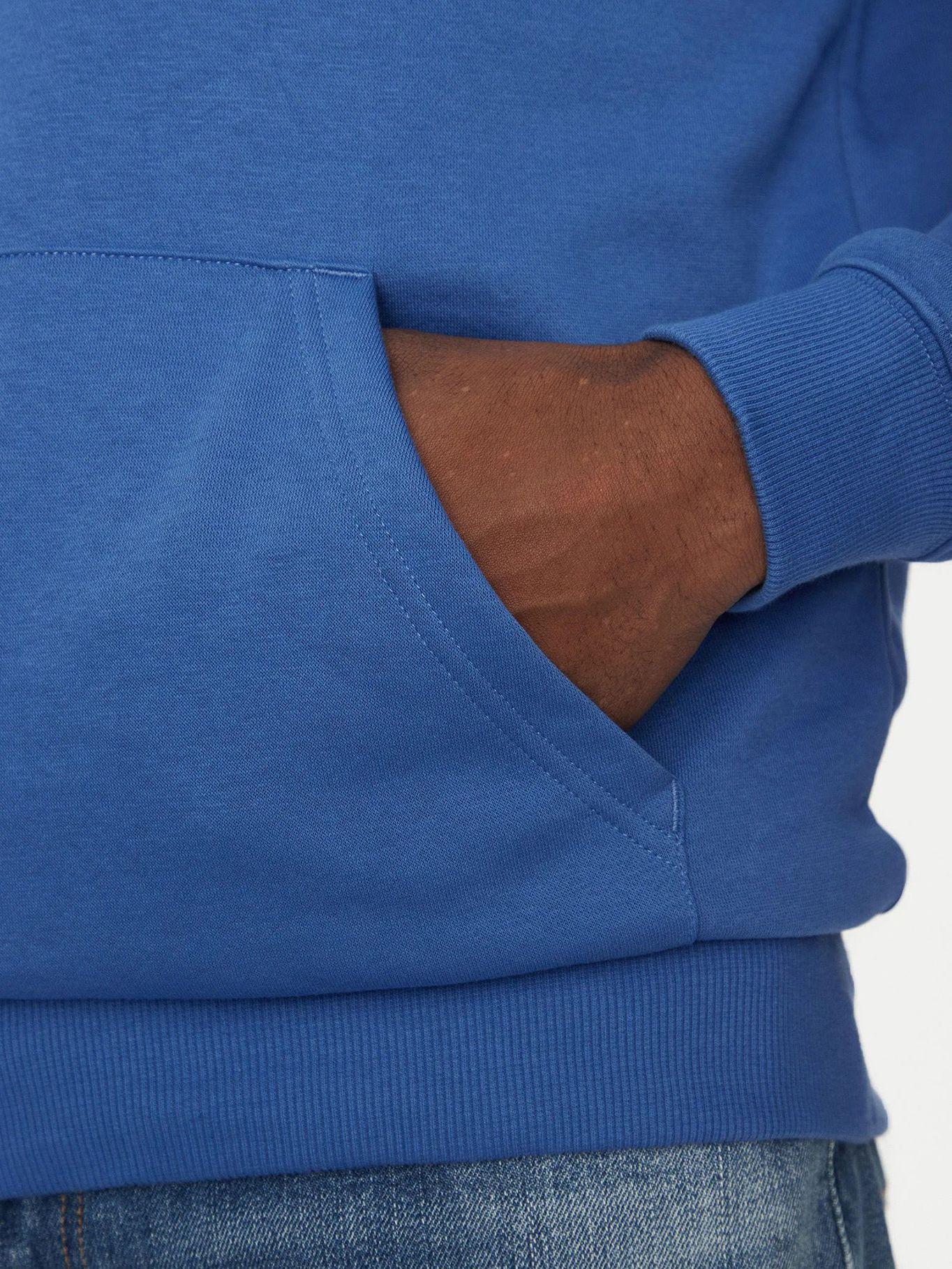 Polerón Hoodie Solid Con Logo Azul Tommy Jeans-4