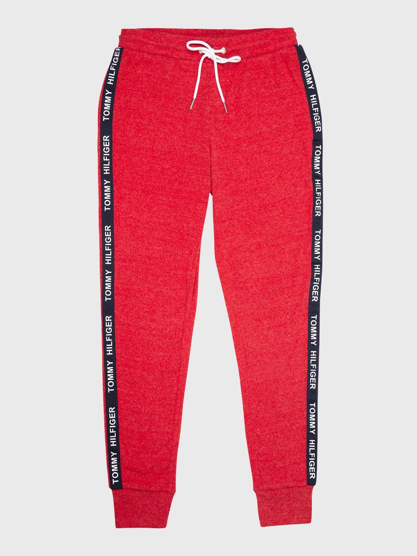 Joggers Essential Logo Rojo Tommy Hilfiger-0