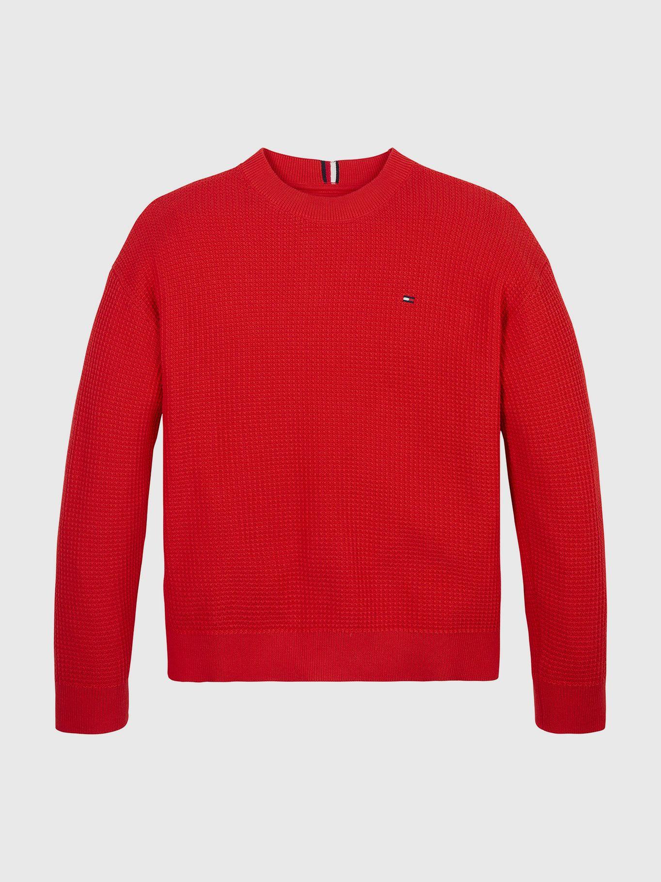 SWEATER ESSENTIAL REGULAR FIT ROJO TOMMY HILFIGER-0