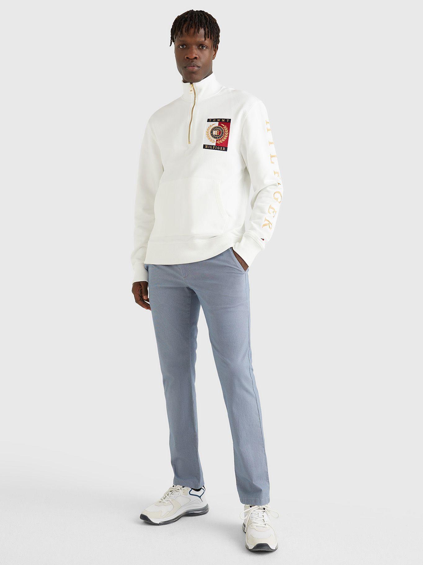 Polerón Icon Logo Blanco Tommy Hilfiger JN2-0