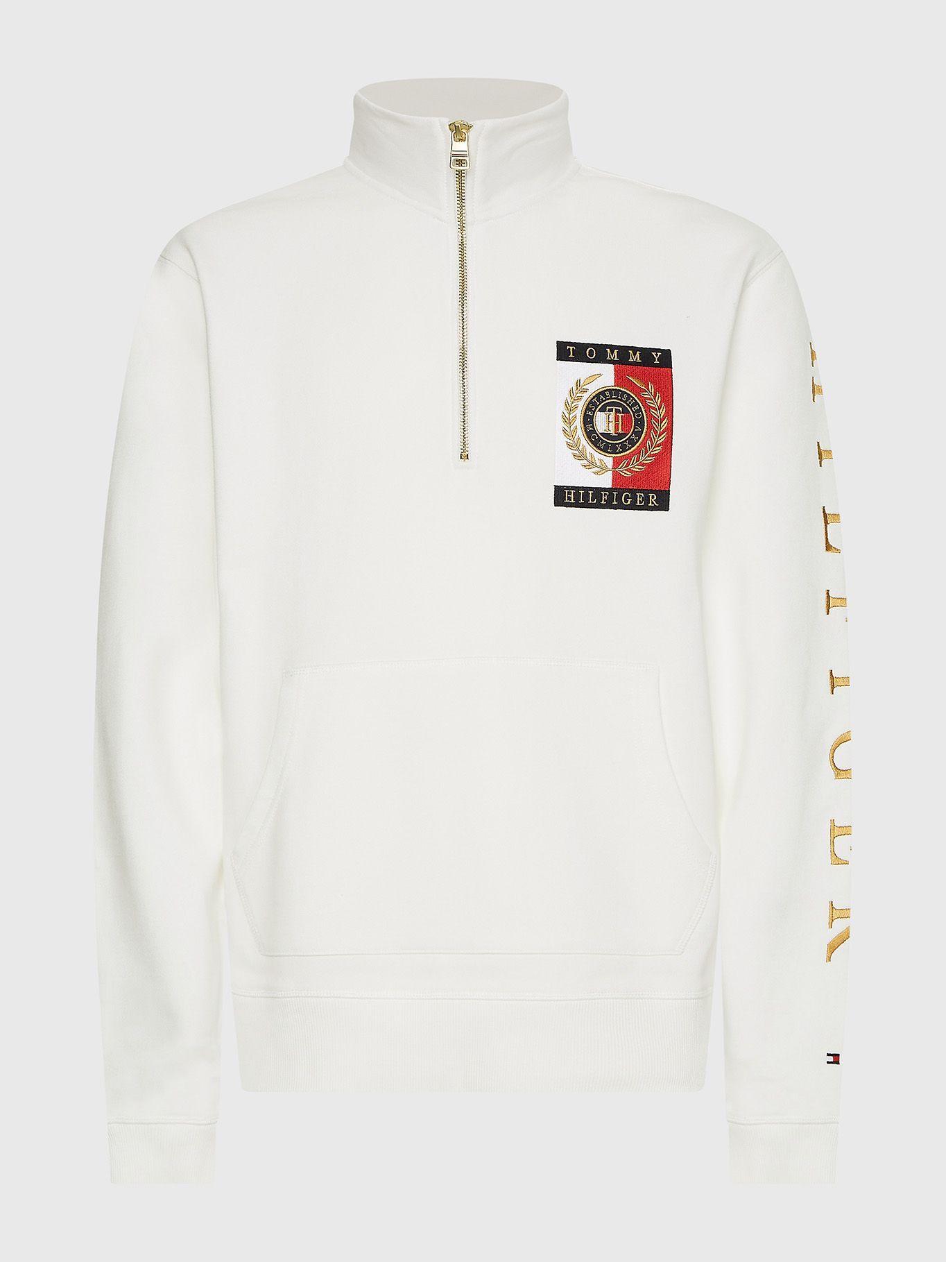 Polerón Icon Logo Blanco Tommy Hilfiger JN2-4