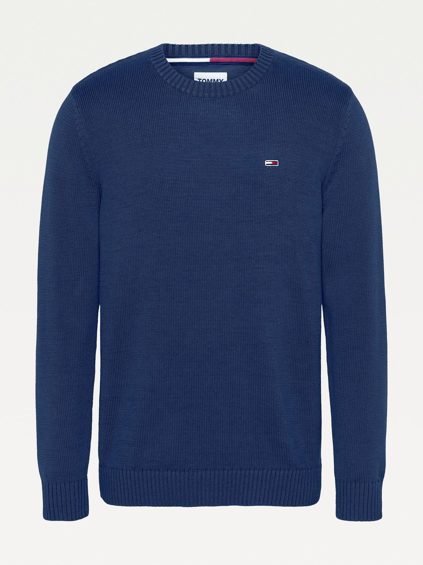 Sweater C-Neck Tjm Essential Azul Tommy Jeans-3