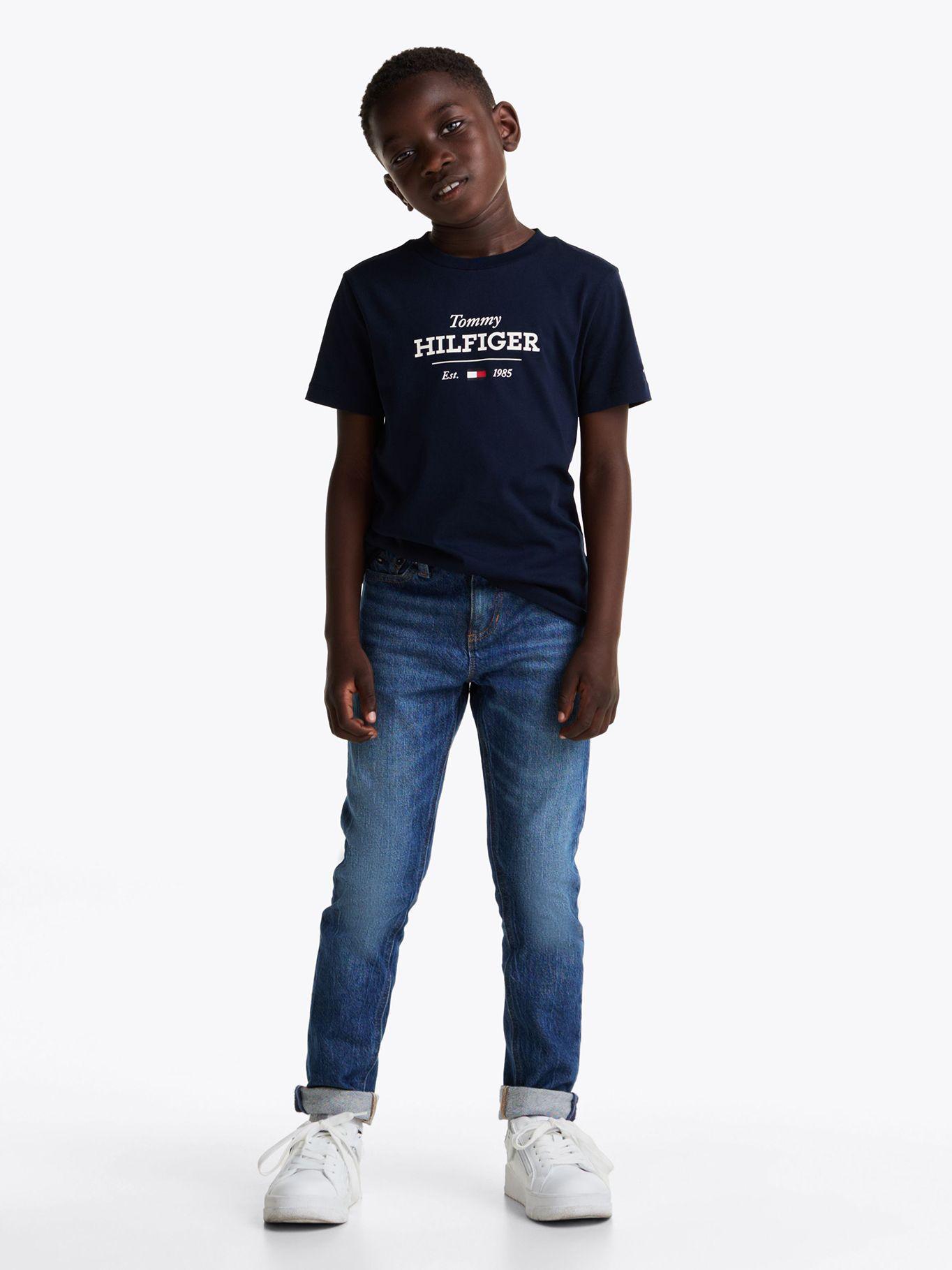 Polera Monotype 1985 Collection Azul Tommy Hilfiger-1
