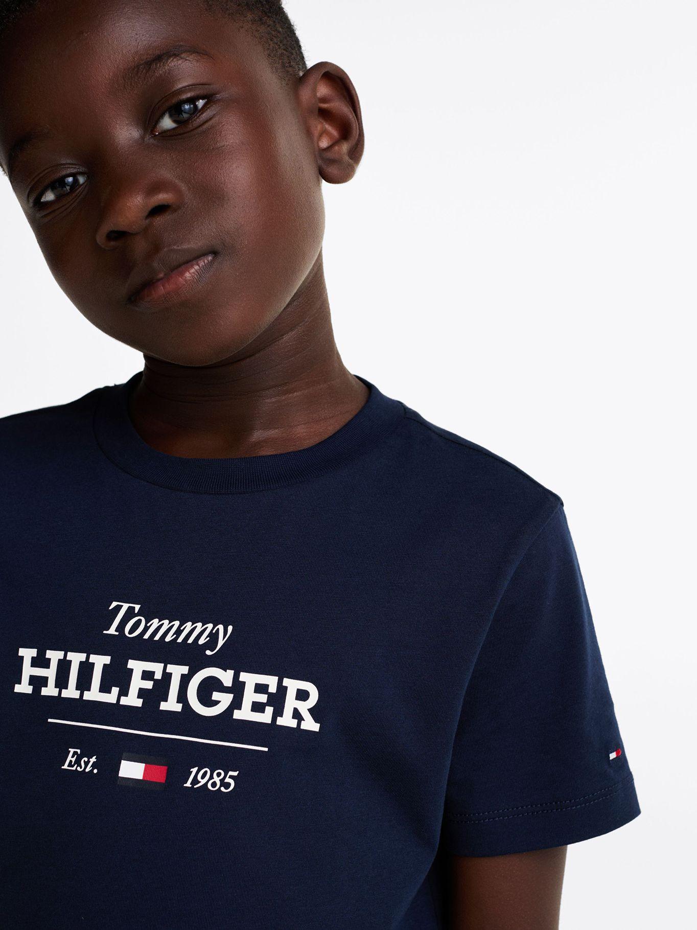 Polera Monotype 1985 Collection Azul Tommy Hilfiger-3