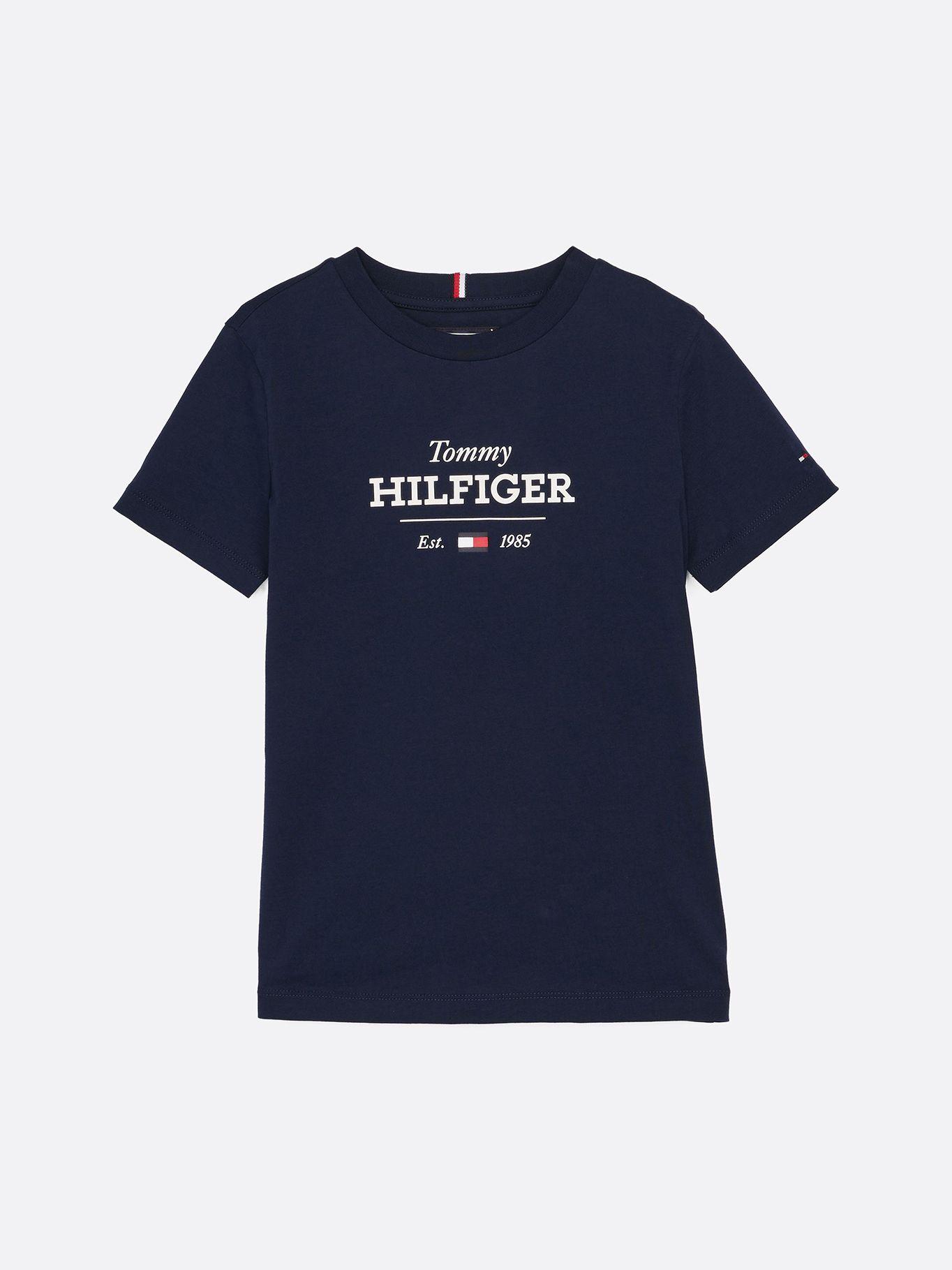 Polera Monotype 1985 Collection Azul Tommy Hilfiger-4