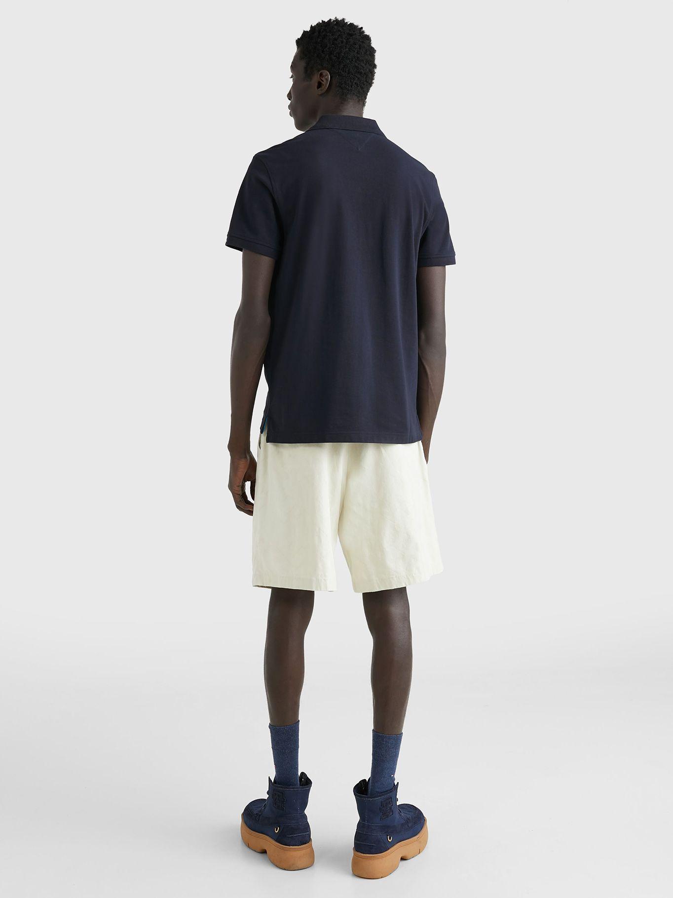 Polo Contrast Placket Regular Fit Azul Tommy Hilfiger-2