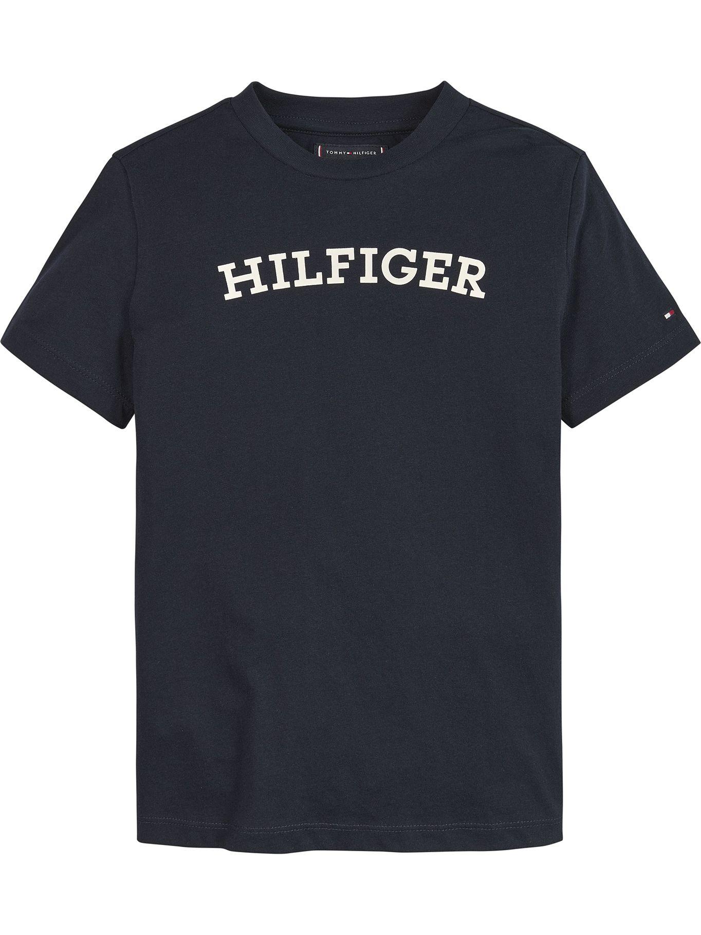 Polera Core Monotype Azul Tommy Hilfiger-0