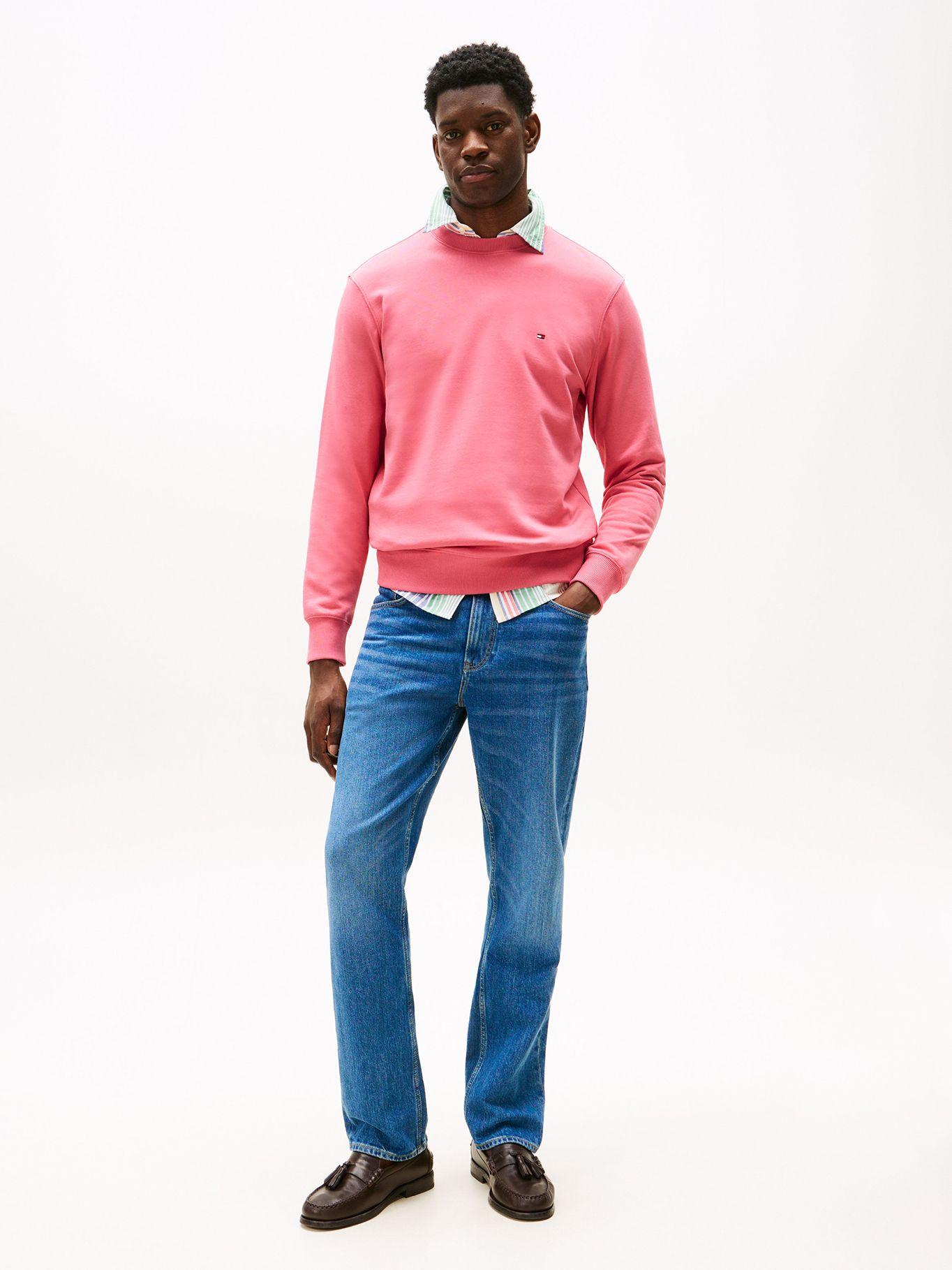 Polerón Solid  Cuello Redondo Rosado THU Tommy Hilfiger-1