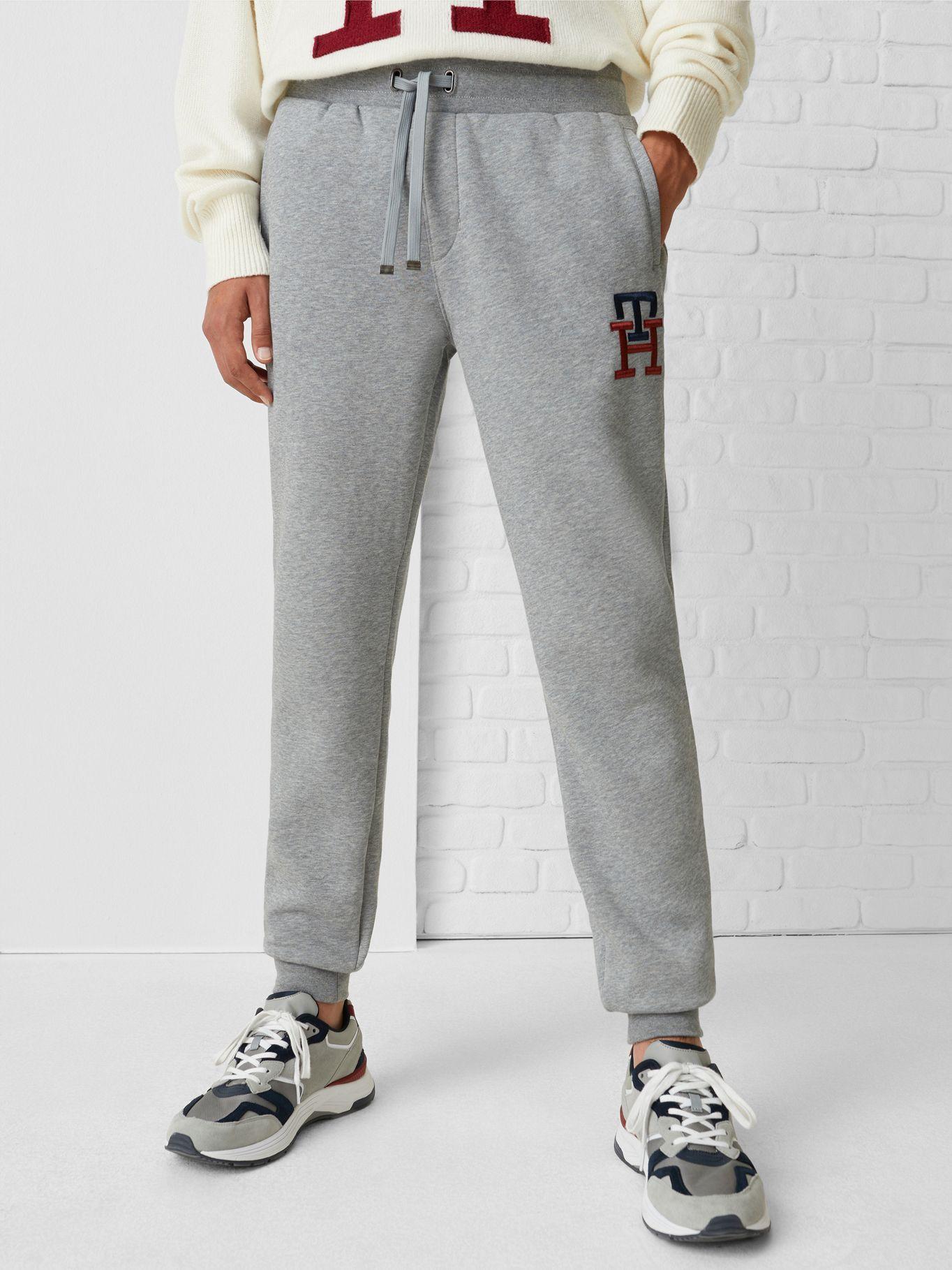 Joggers Essential Monogram Gris Tommy Hilfiger-2