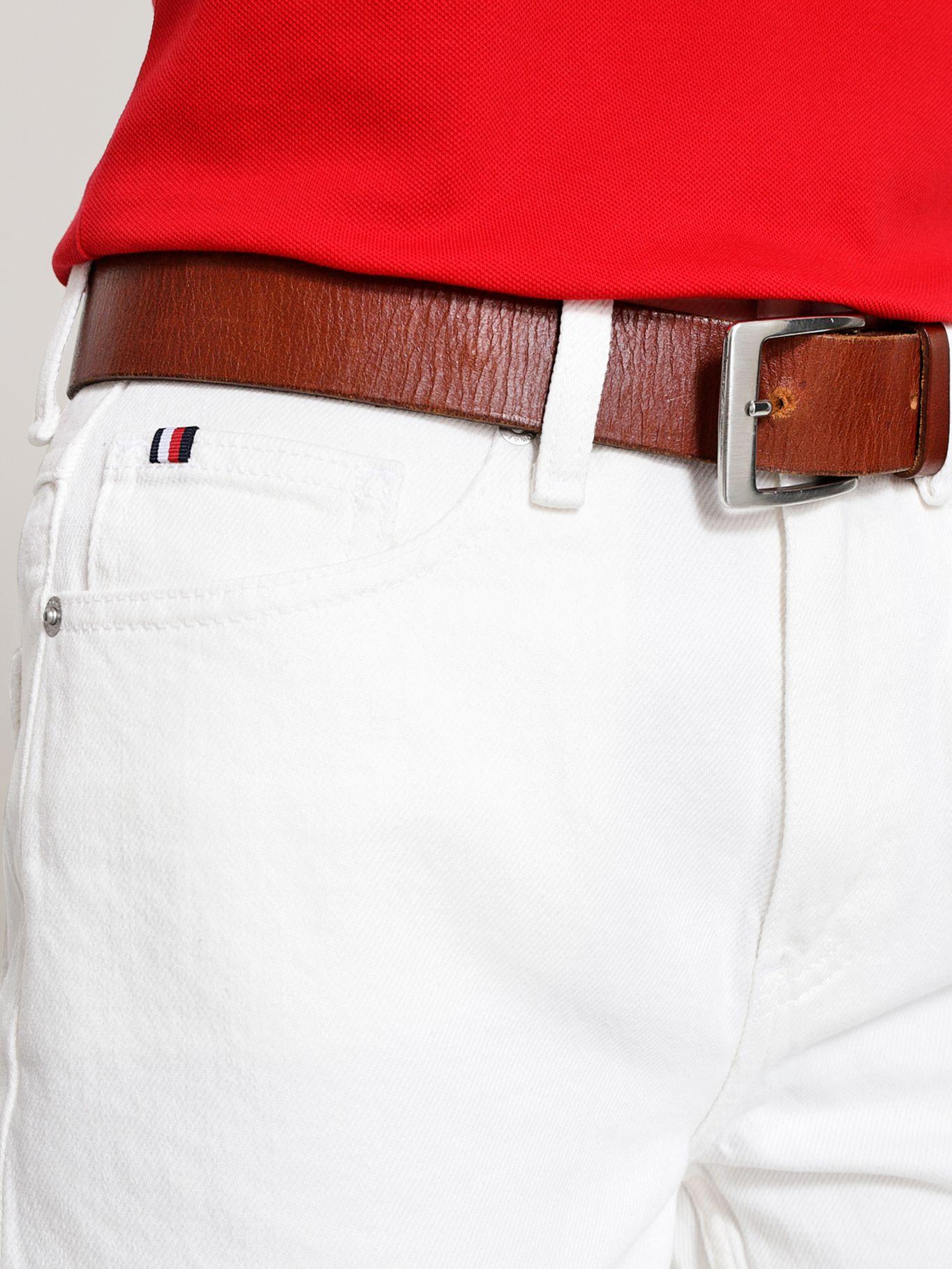 Jeans Classic Rectos Con Logo Blanco Tommy Hilfiger-3