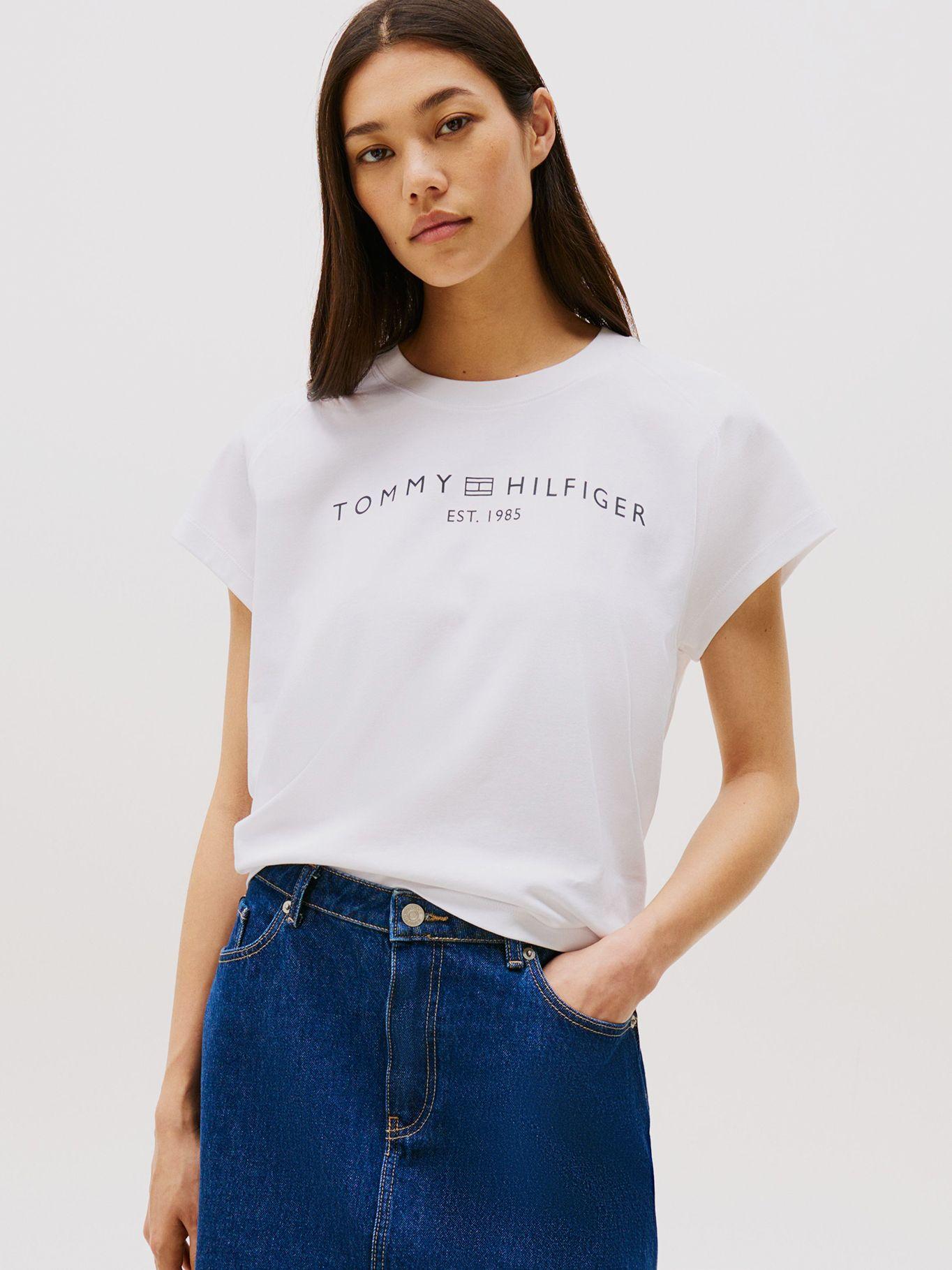 Polera Corporate Logo Blanco Tommy Hilfiger-0