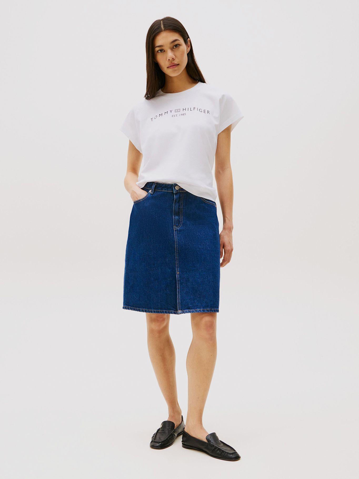 Polera Corporate Logo Blanco Tommy Hilfiger-1