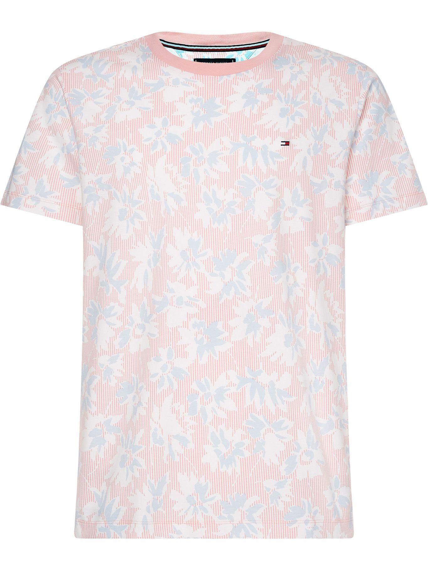 Polera Summer Print Logo Rosado Tommy Hilfiger-0