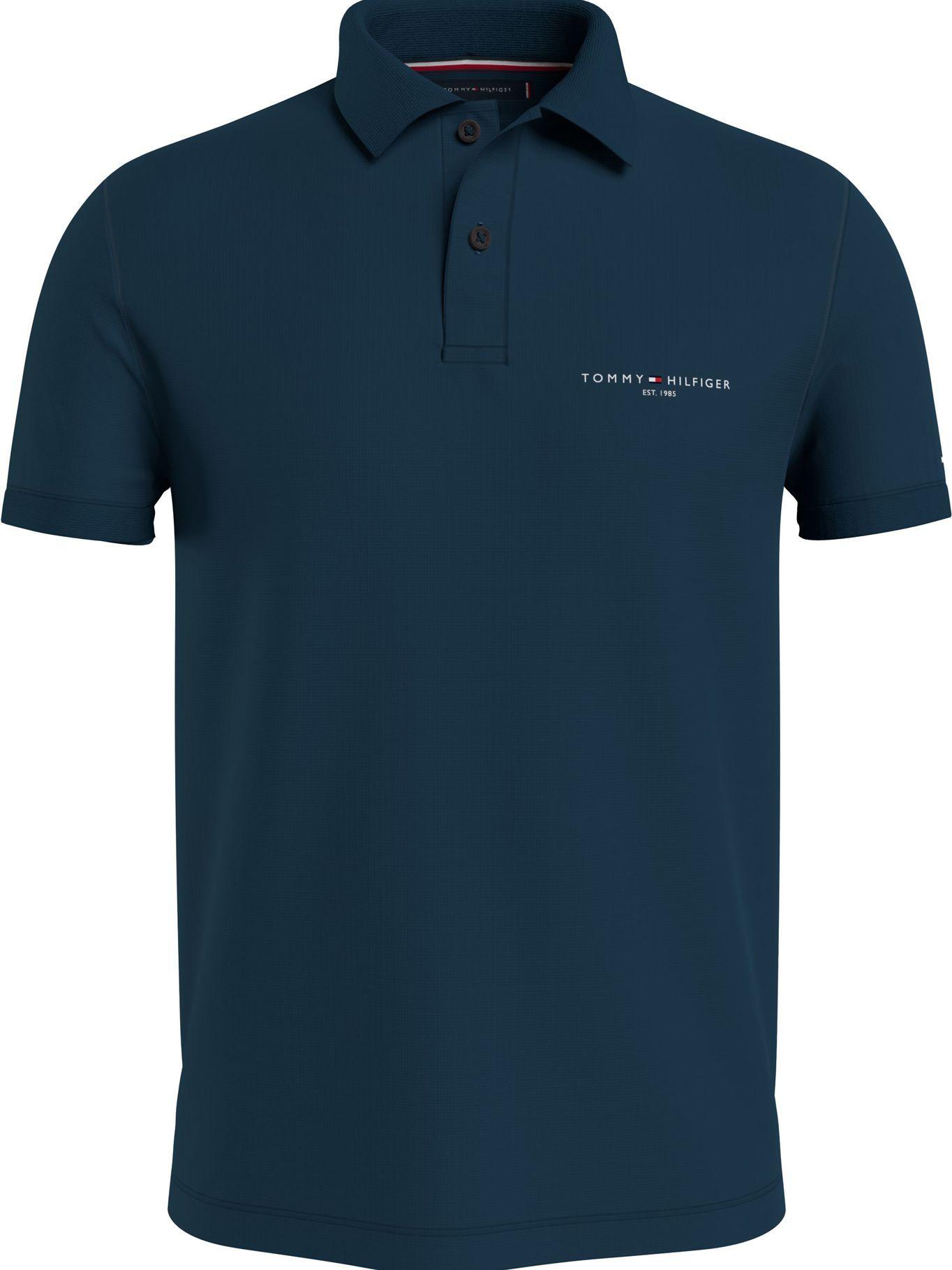 Polo Cotton Slim Fit Logo 1985 Azul Tommy Hilfiger-0