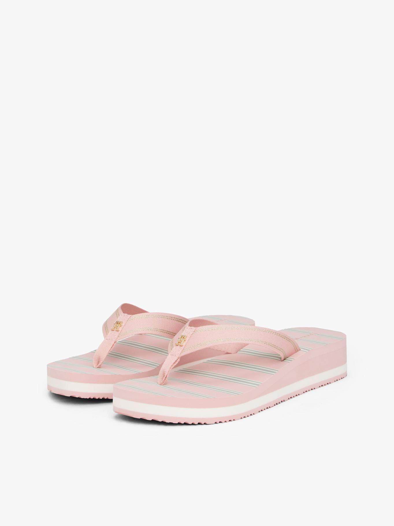 Sandalias Con Suela Dentada Rosado Tommy Hilfiger-0