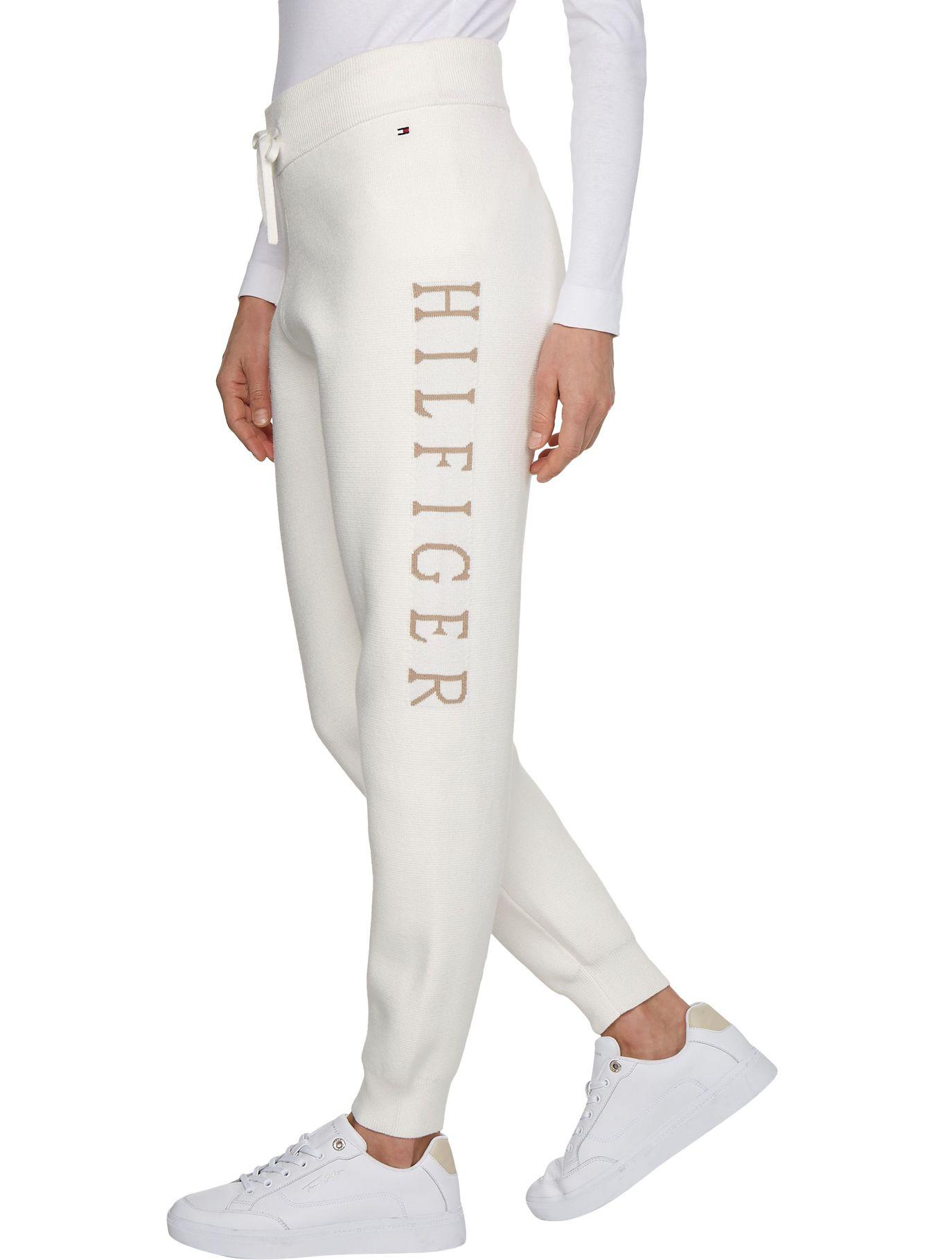 Jogger Cotton Graphic Logo Blanco Tommy Hilfiger-3