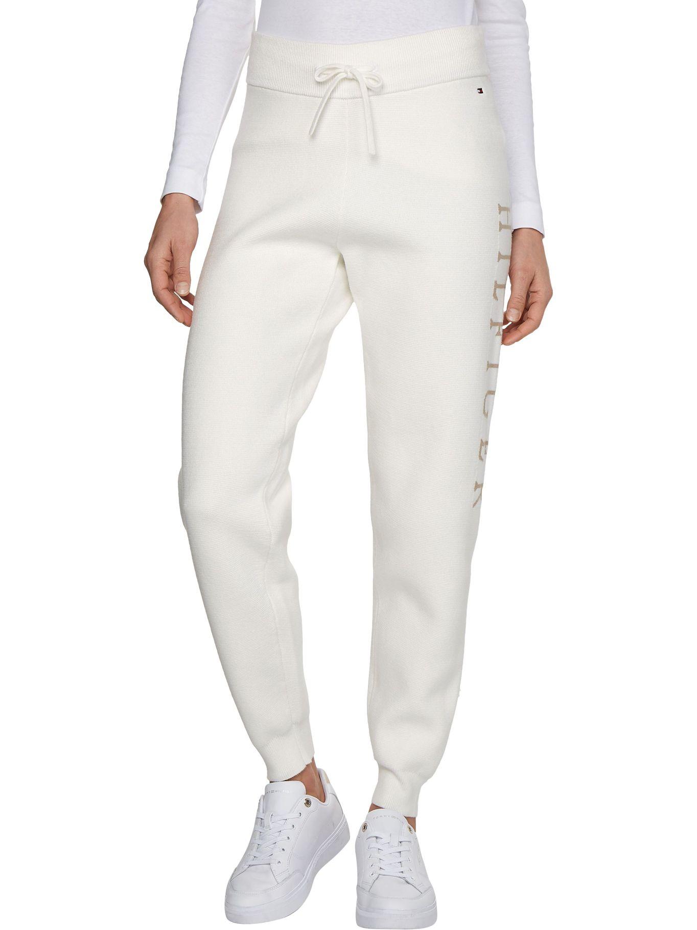 Jogger Cotton Graphic Logo Blanco Tommy Hilfiger-1