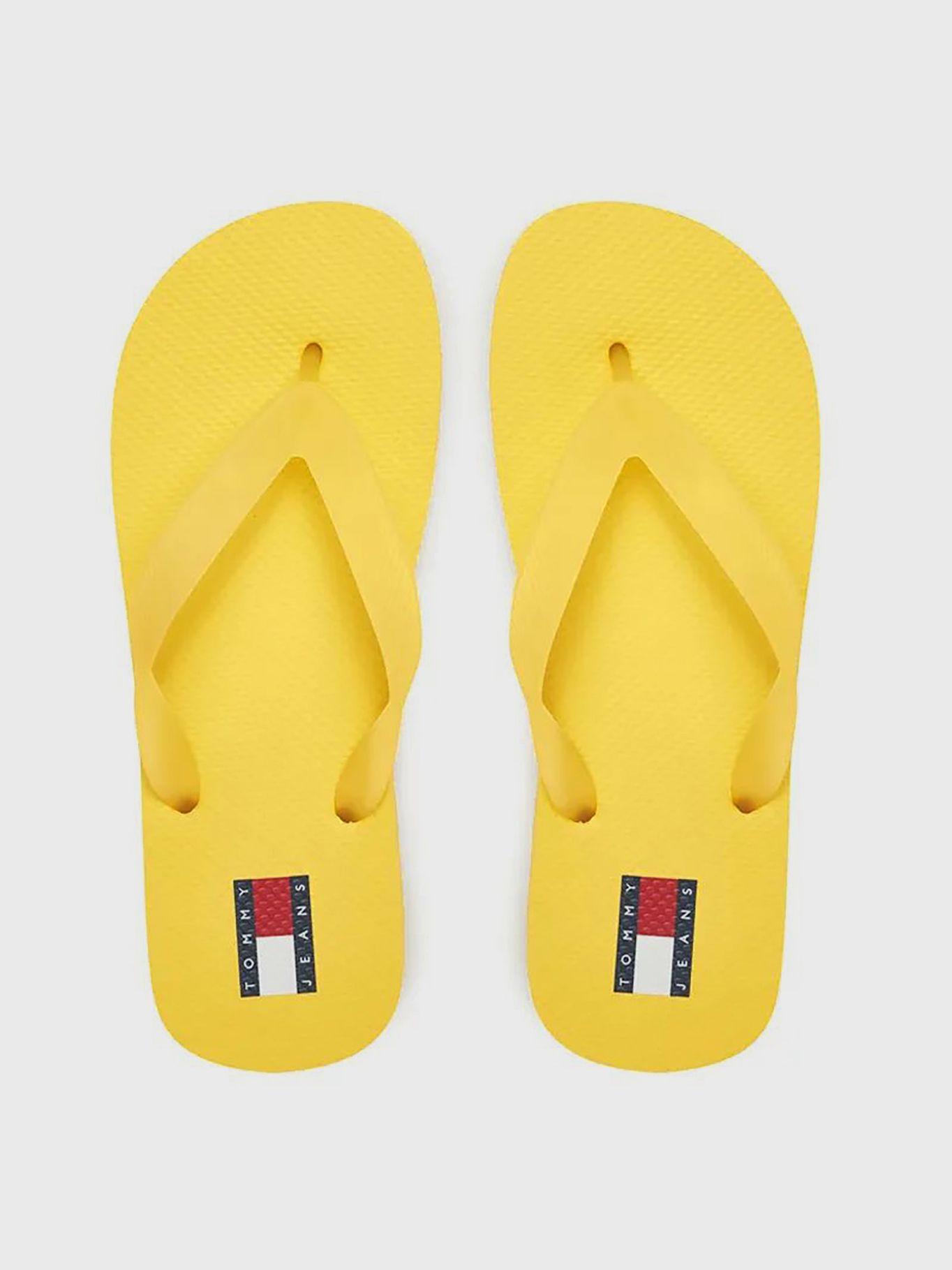 Sandalias Con Suela Dentada Y Logo Amarillo Tommy Jeans-3