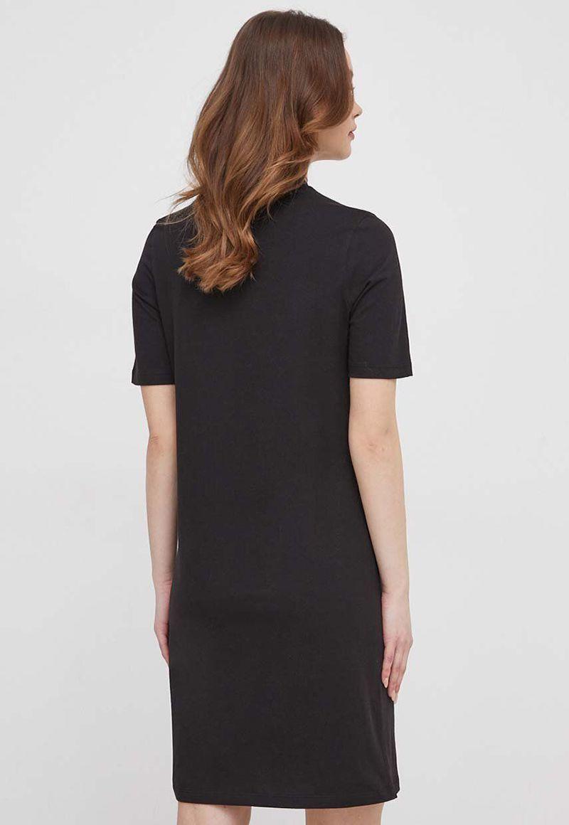Vestido Con Logo Redondo Negro Tommy Hilfiger-2