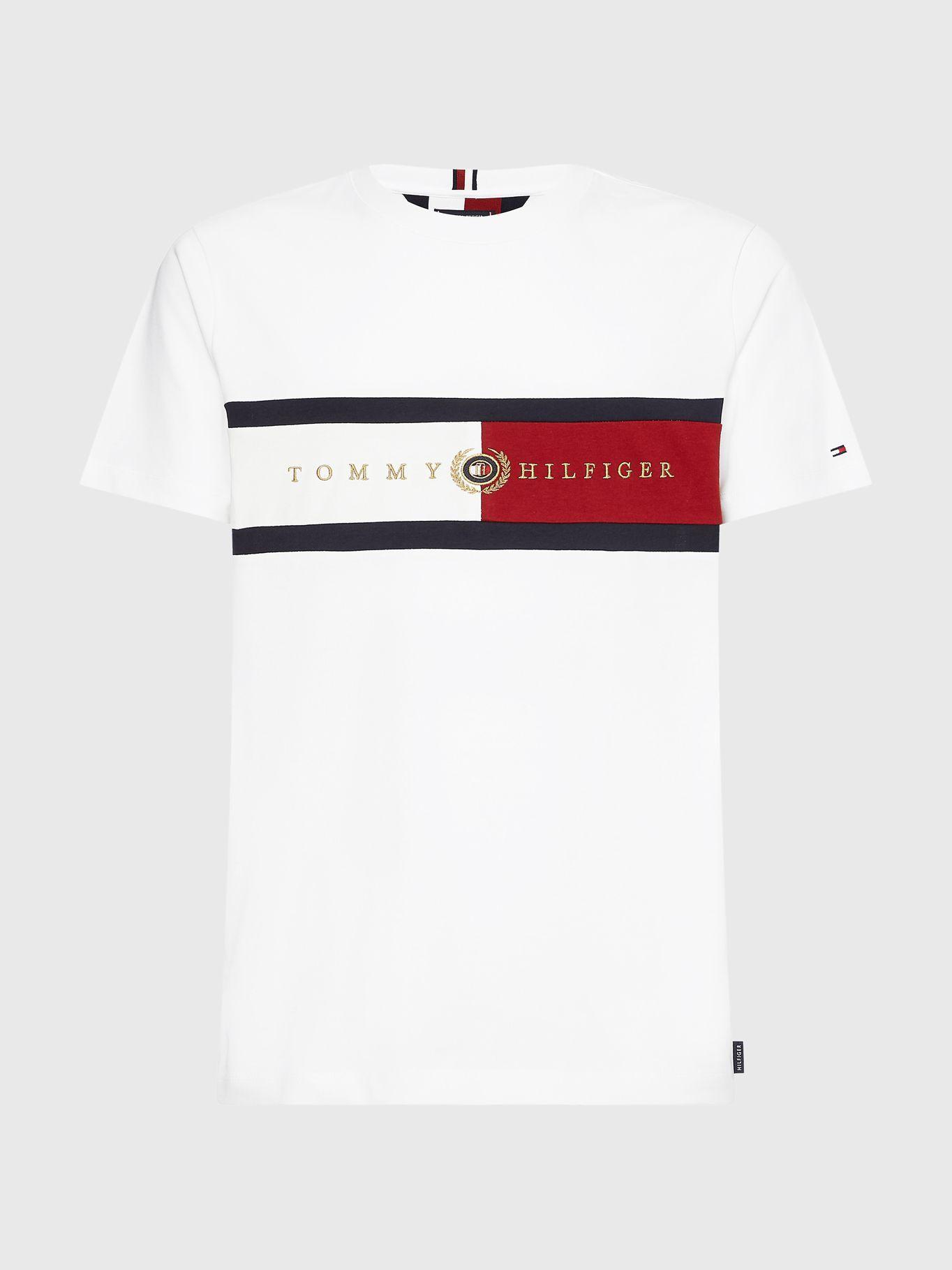 Polera Icons Crest Logo Blanco Tommy Hilfiger JN2-4