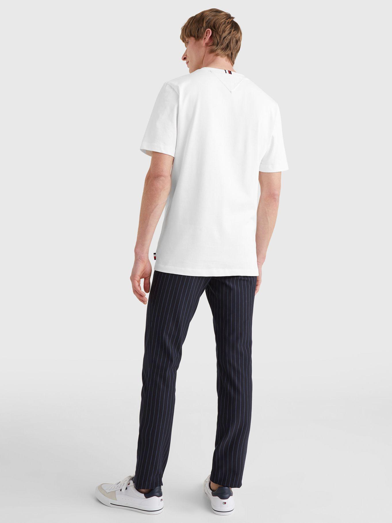 Polera Icons Crest Logo Blanco Tommy Hilfiger JN2-1