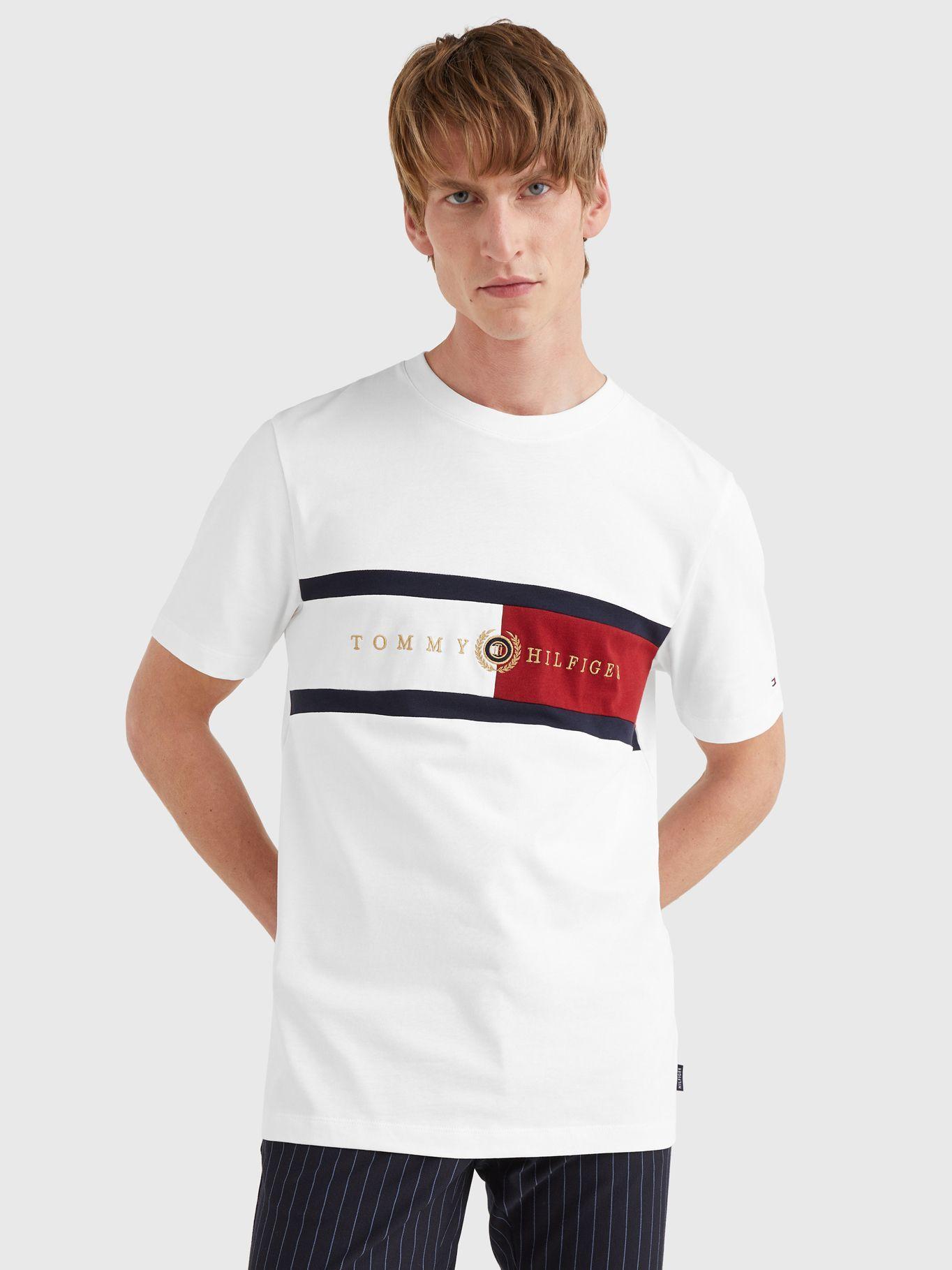 Polera Icons Crest Logo Blanco Tommy Hilfiger JN2-0
