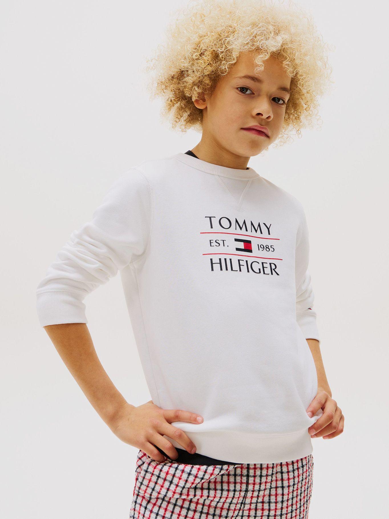 Polerón Con Logo Blanco Tommy Hilfiger-0