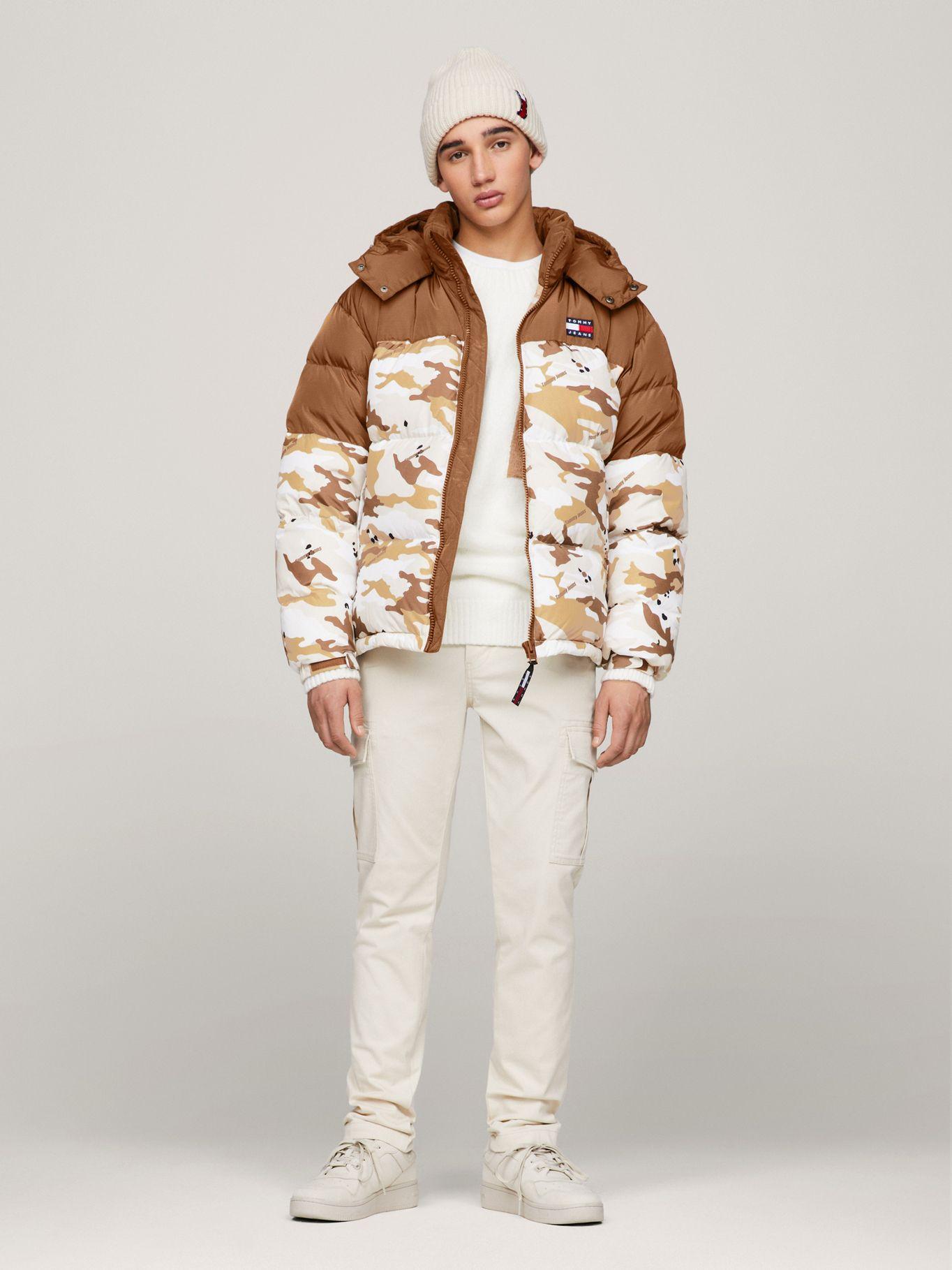 Parka Camo Alaska Acolchada Beige Tommy Jeans-1
