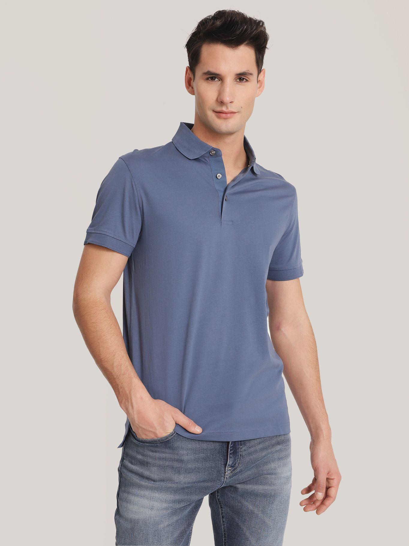 Polo Essential Slim Fit Celeste Tommy Hilfiger-0