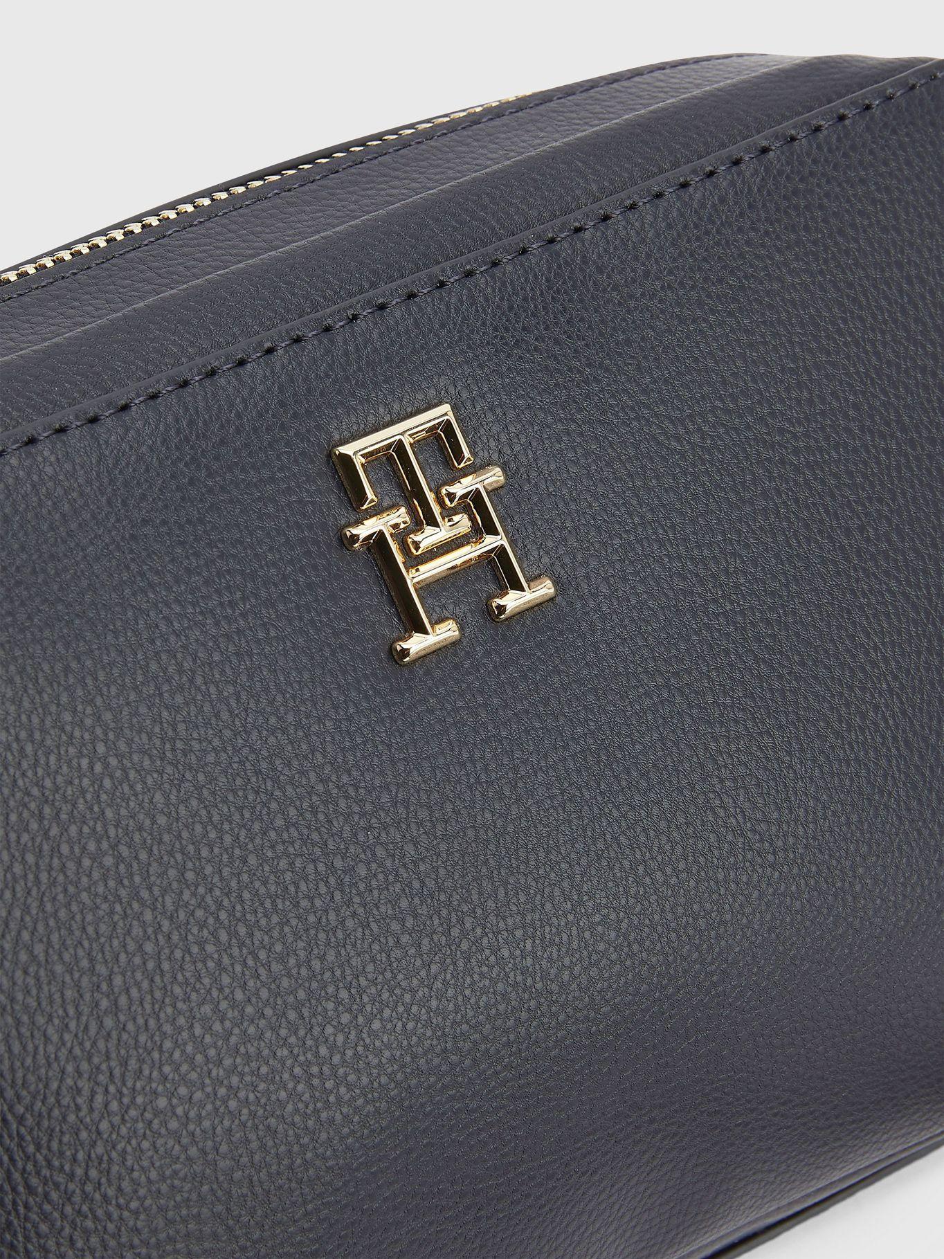 Cartera Monogram Con Stripe Azul Tommy Hilfiger-2