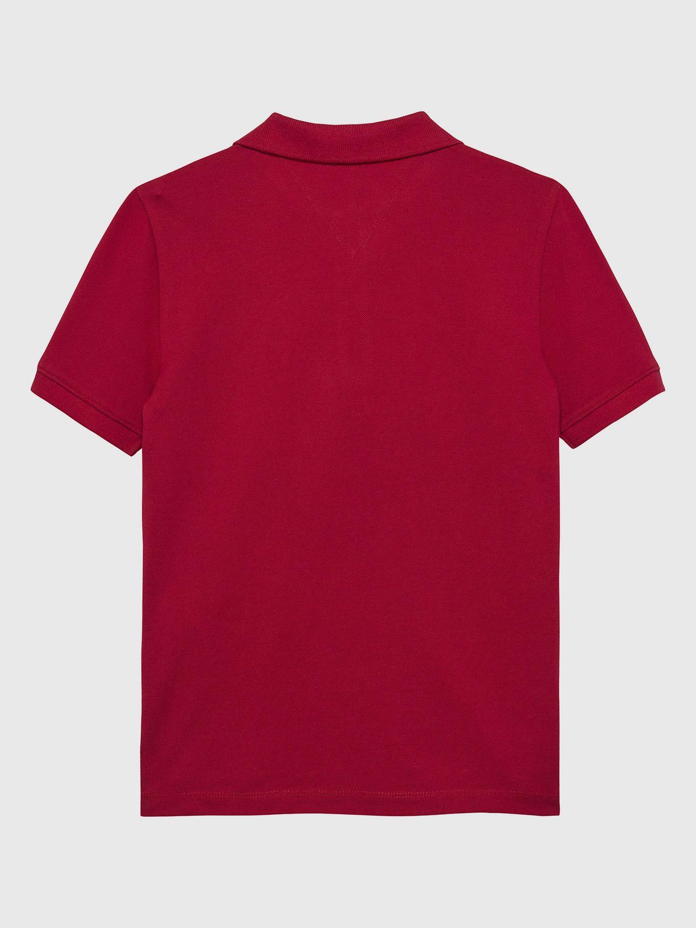 Polo Varsity Con Logo Gráfico Niño Rojo Tommy Hilfiger-1