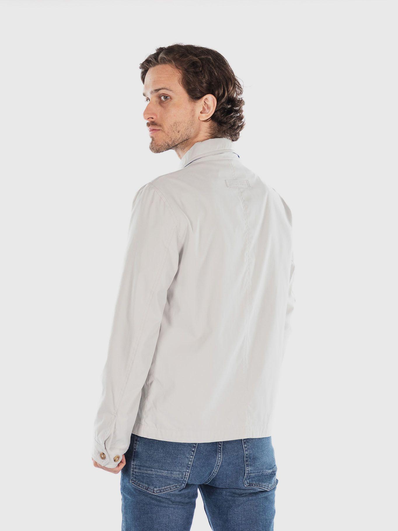 Chaqueta Classic Laydown Con Logo Gris Tommy Hilfiger-2