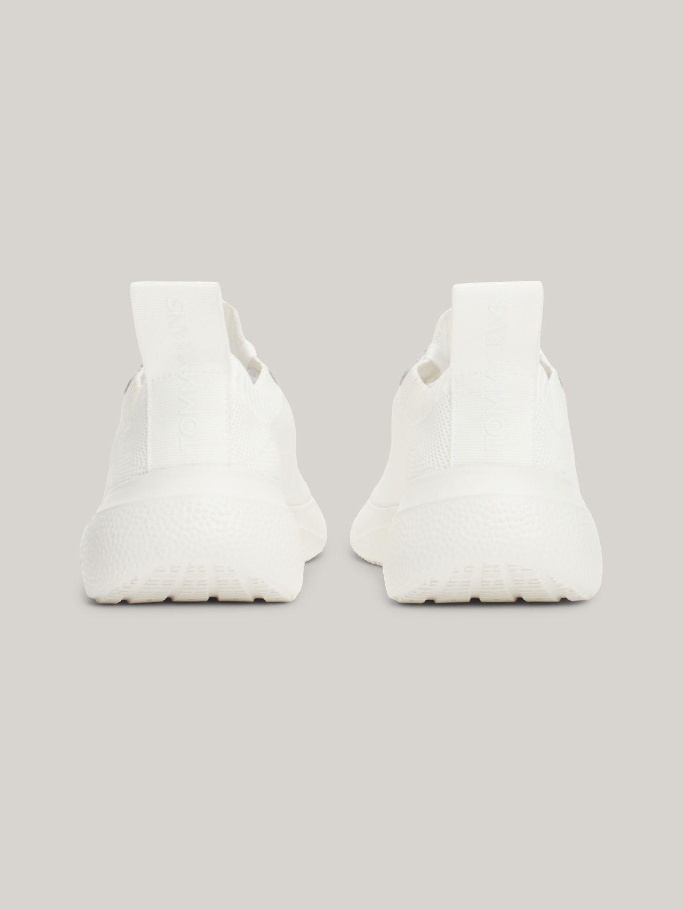 Zapatillas Running De Punto Blanco Tommy Hilfiger-1