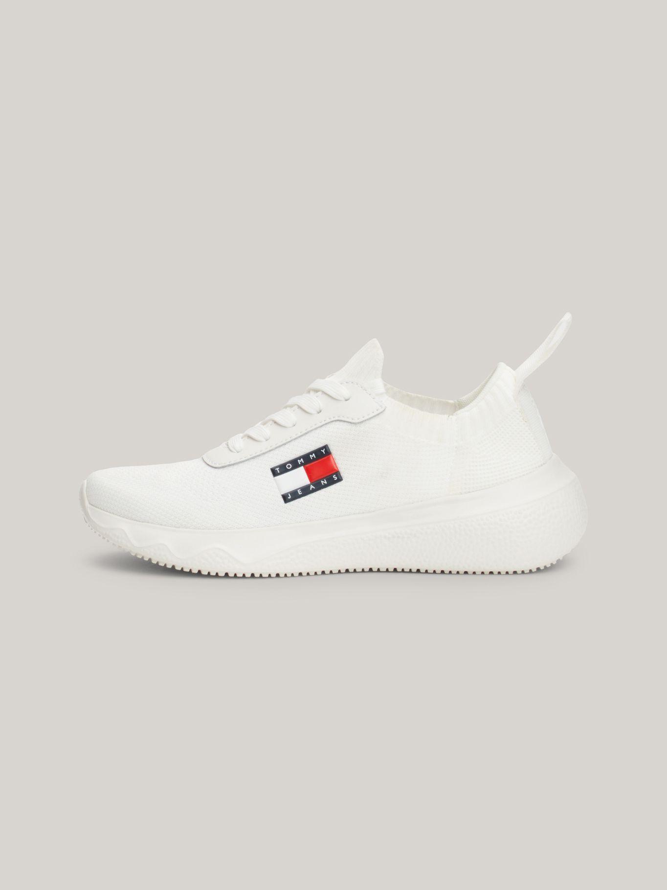 Zapatillas Running De Punto Blanco Tommy Hilfiger-5