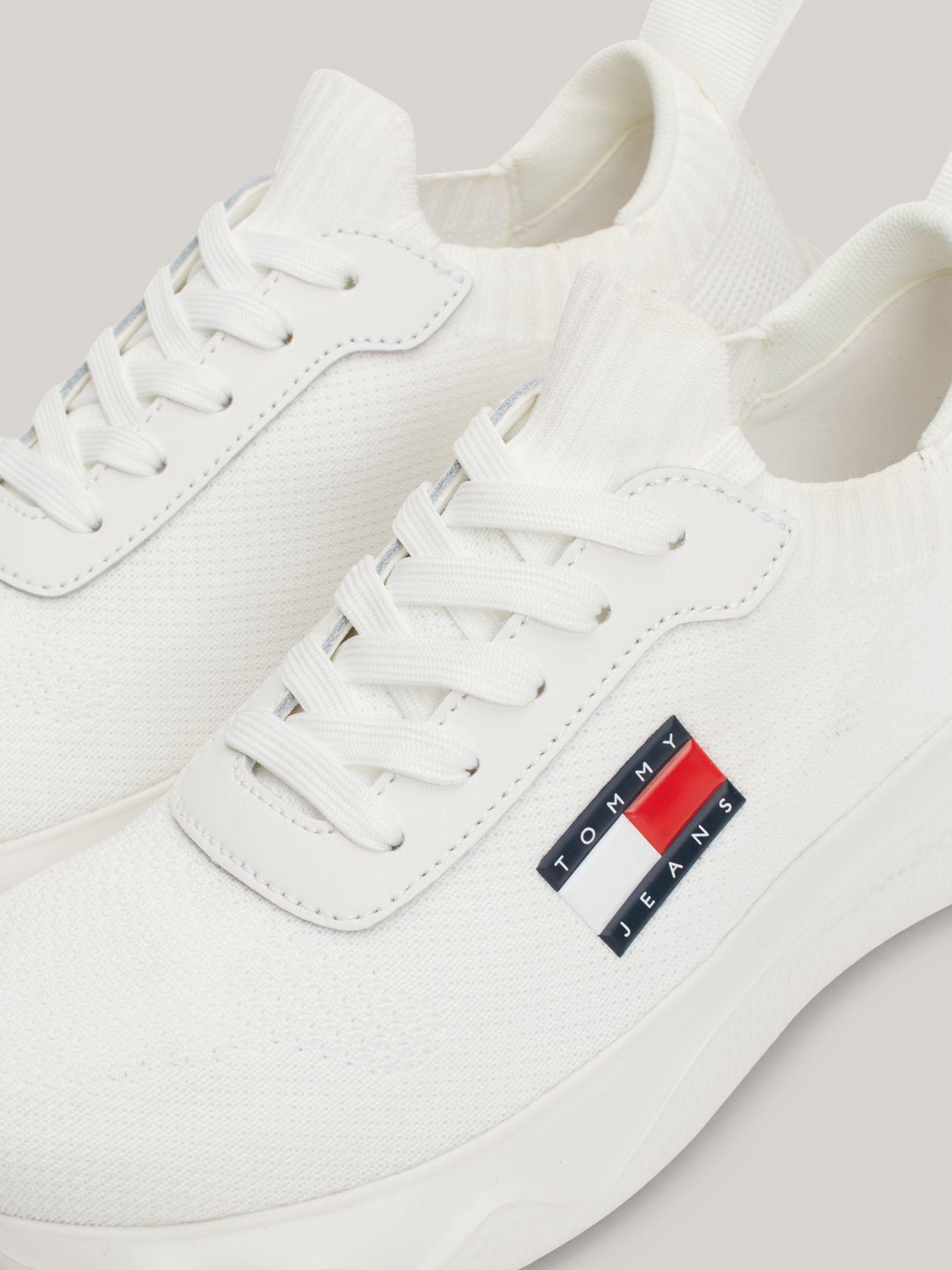 Zapatillas Running De Punto Blanco Tommy Hilfiger-6